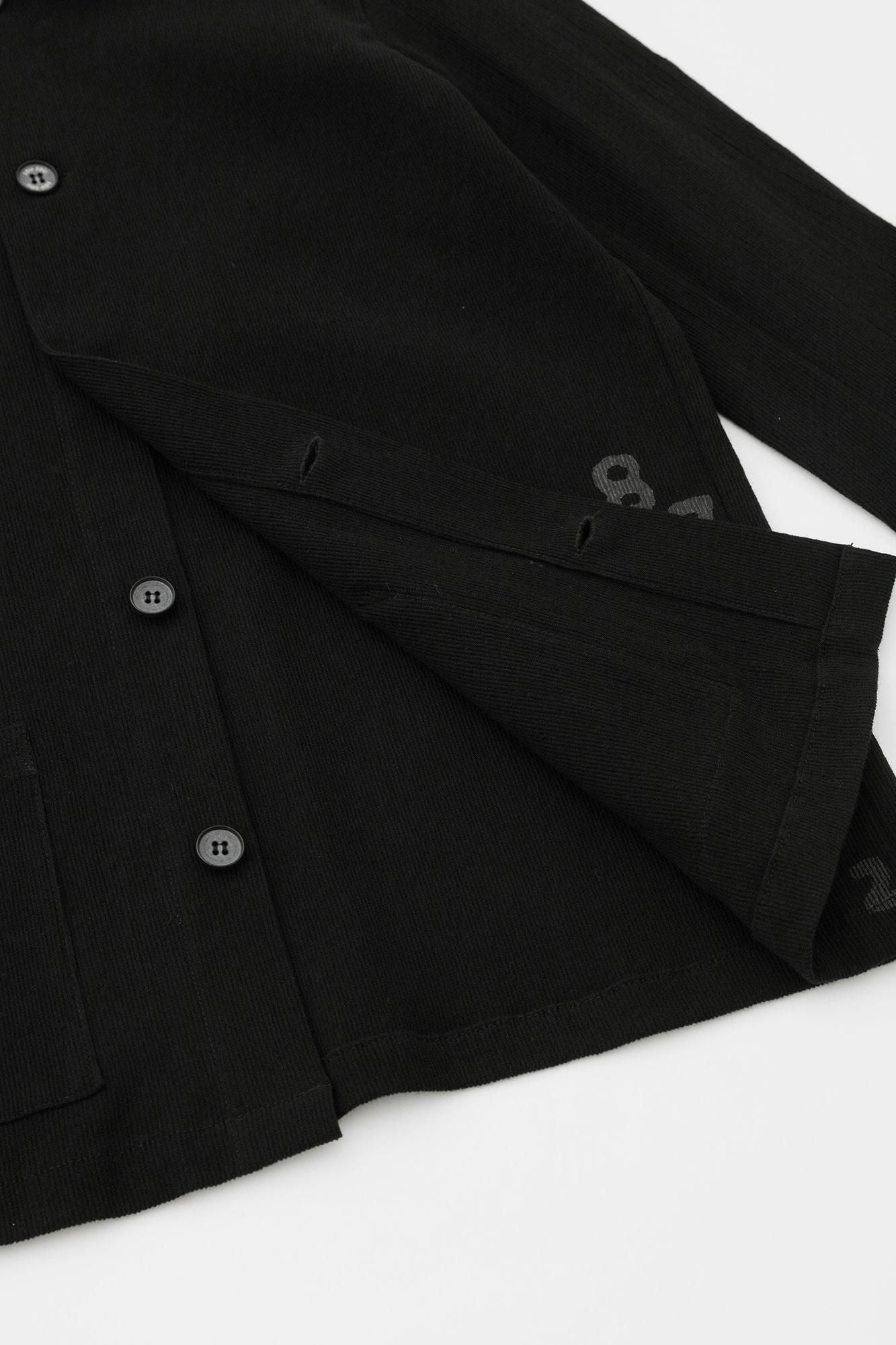 takashima chiku 20/10 Pique浮雕领夹克/木羽毛颜色（木材）