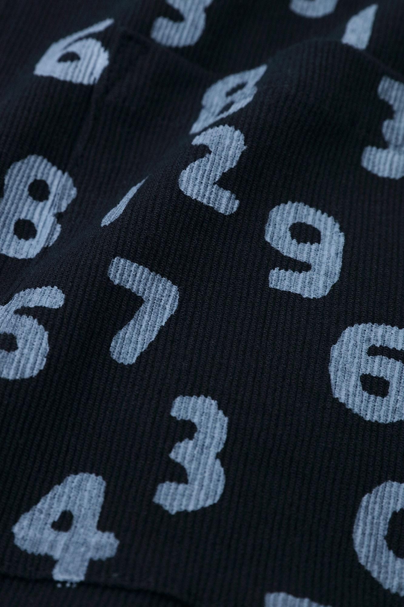 Chizimi Cotton 20/10 Emboss Processed Collar Jacket / Dark Blue