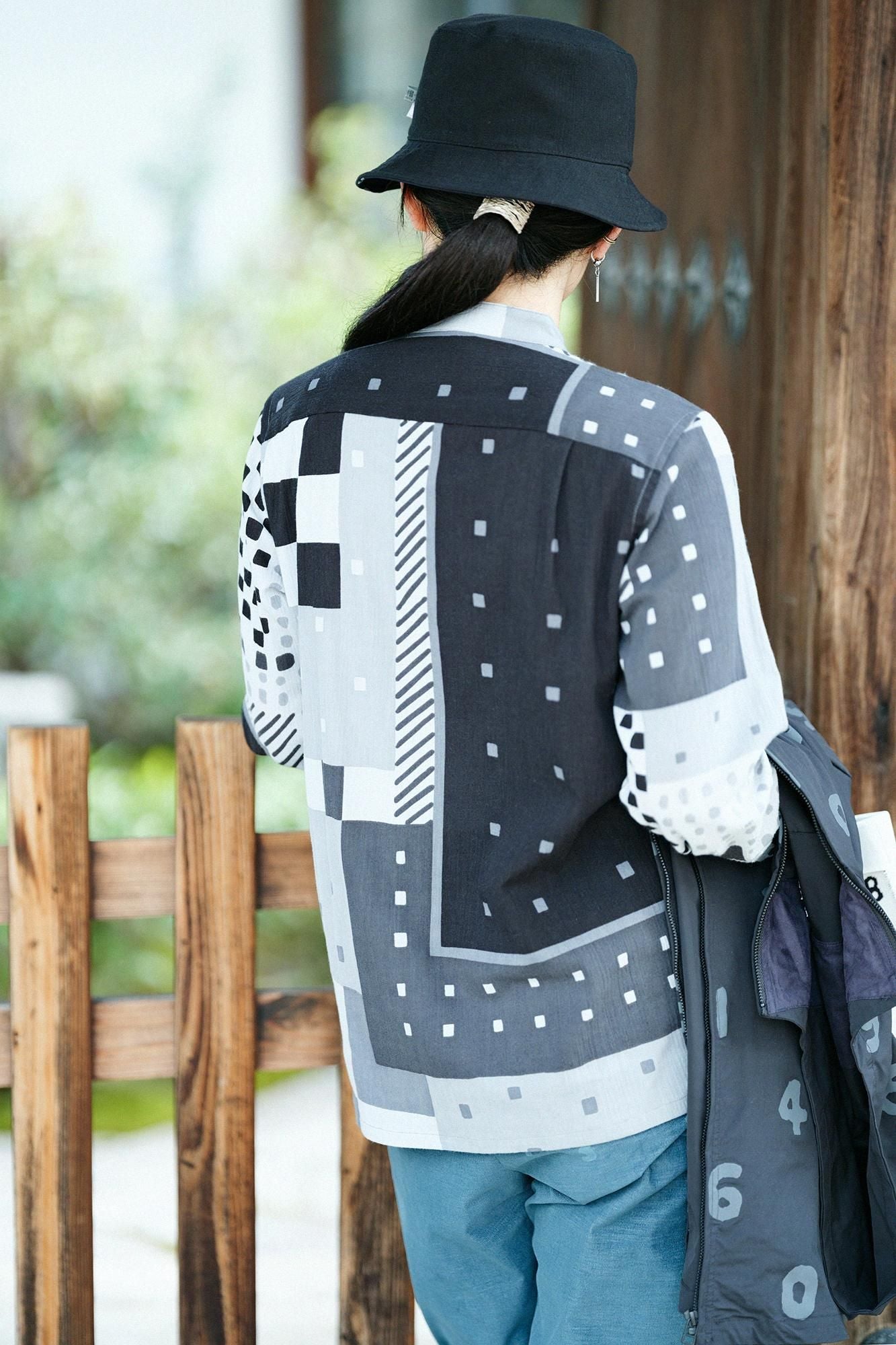 takashima chiku 20/20支架领子衬衫SP/rikyu（rikyu）缩写（ryaku）