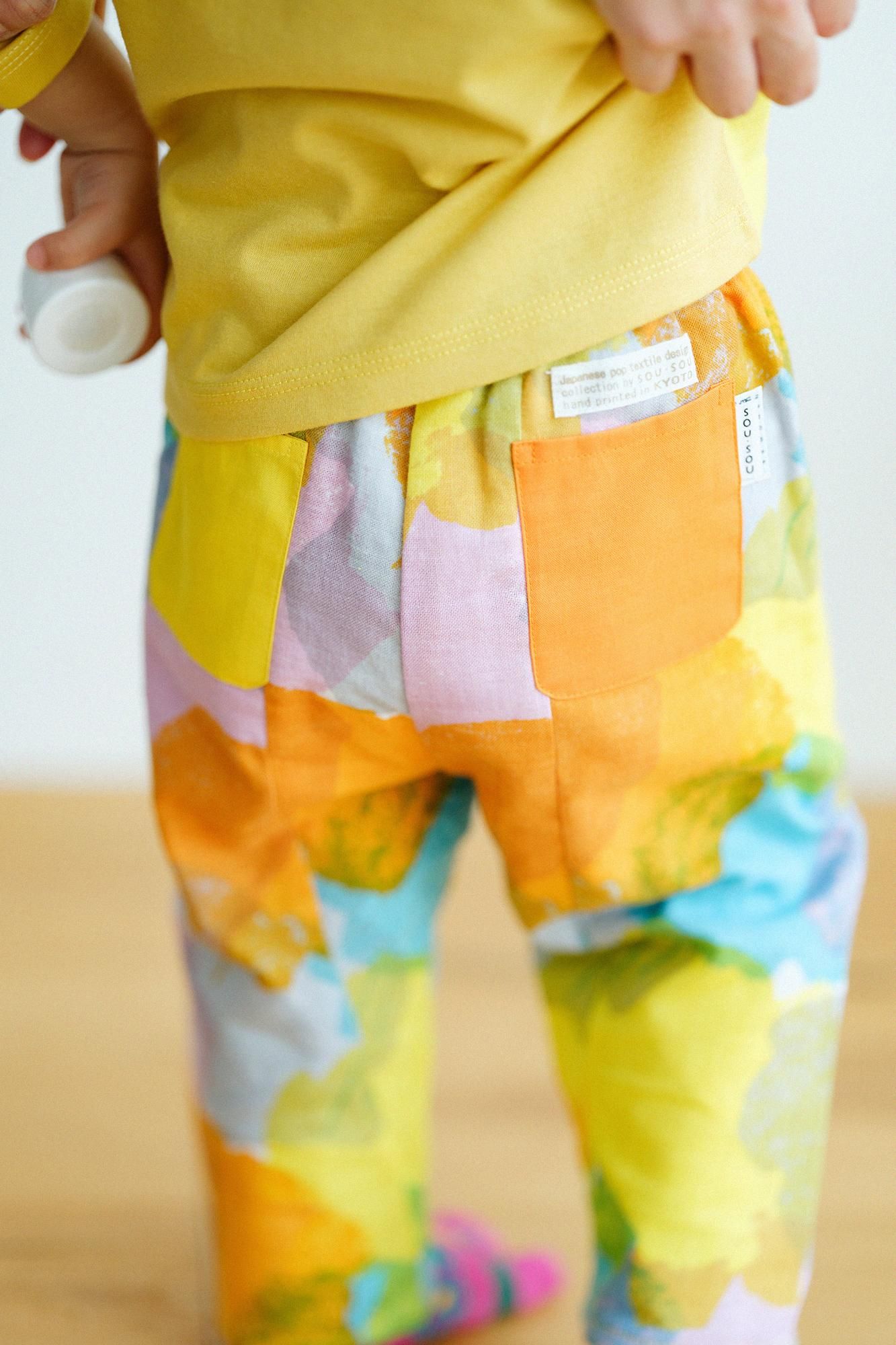 ●伊勢木棉童裝長褲附裡襯／Oboro