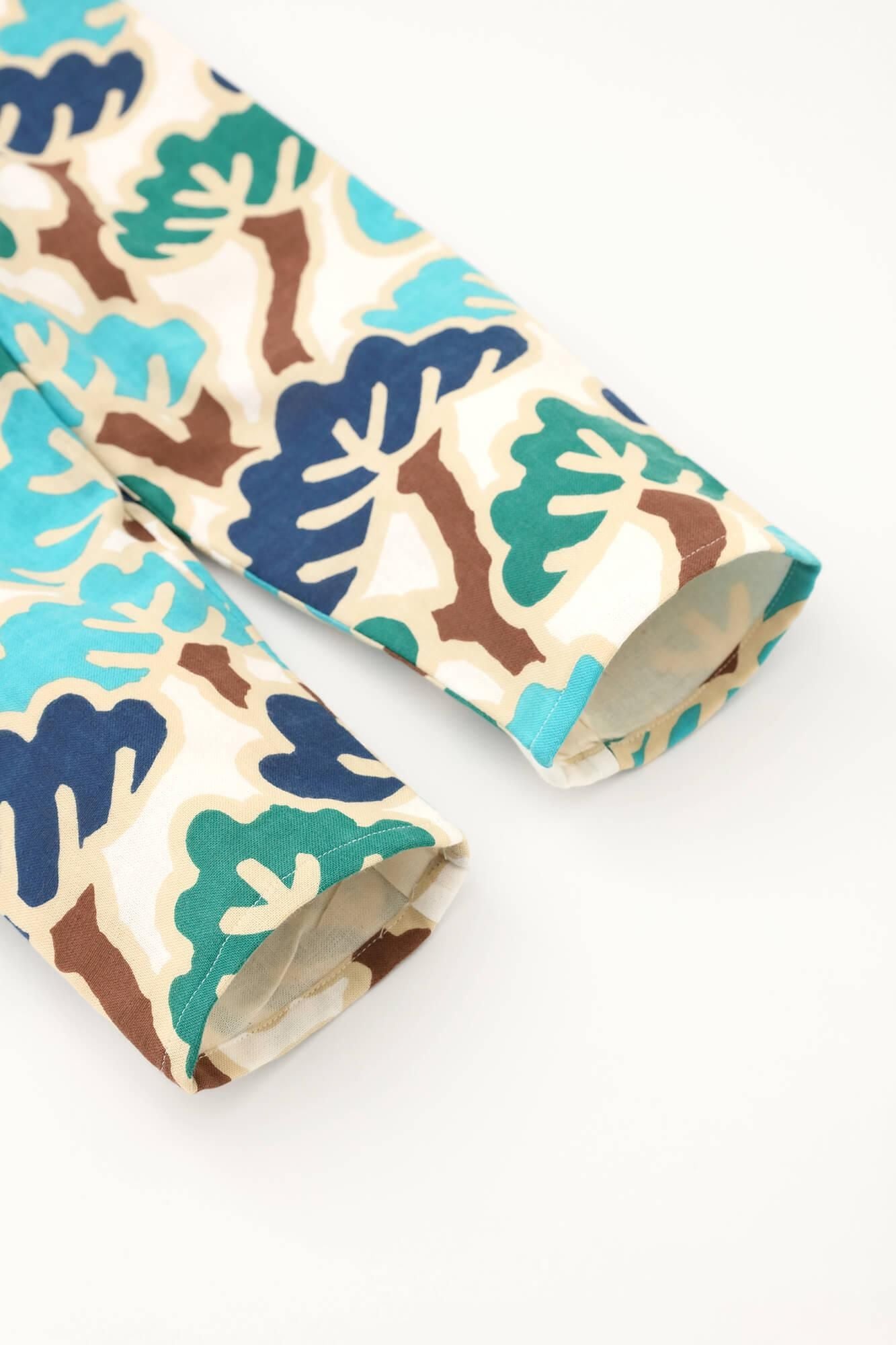 ●伊勢木棉童裝長褲附裡襯／松之態