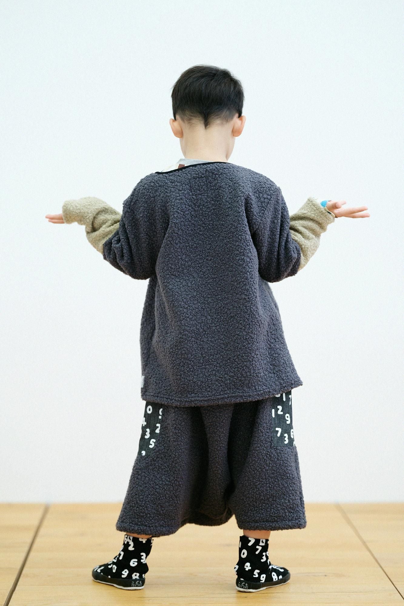 ●Boa Sarouel Pants / Dark Grey