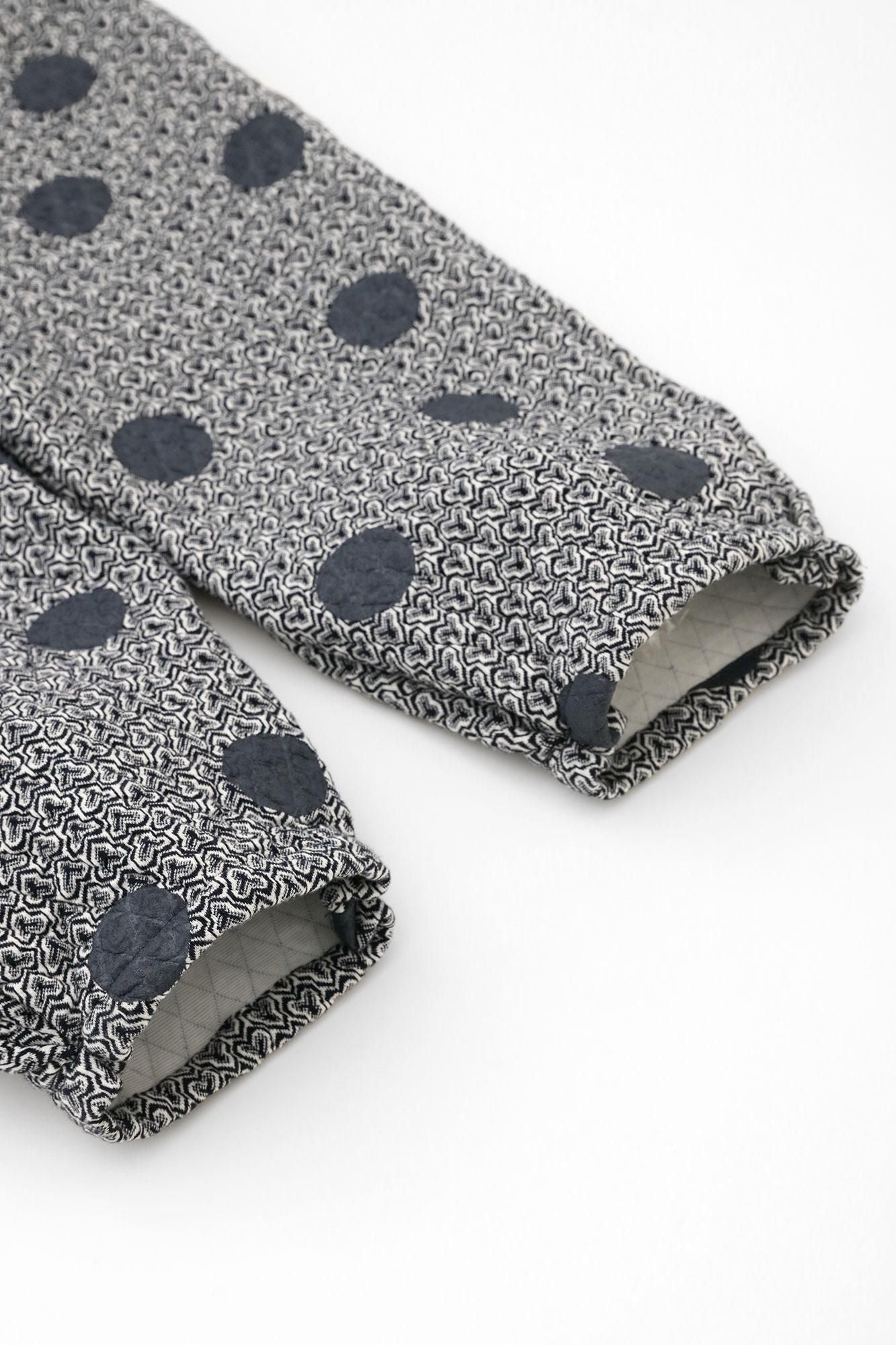 刺編 工人褲／圓點 間疏 