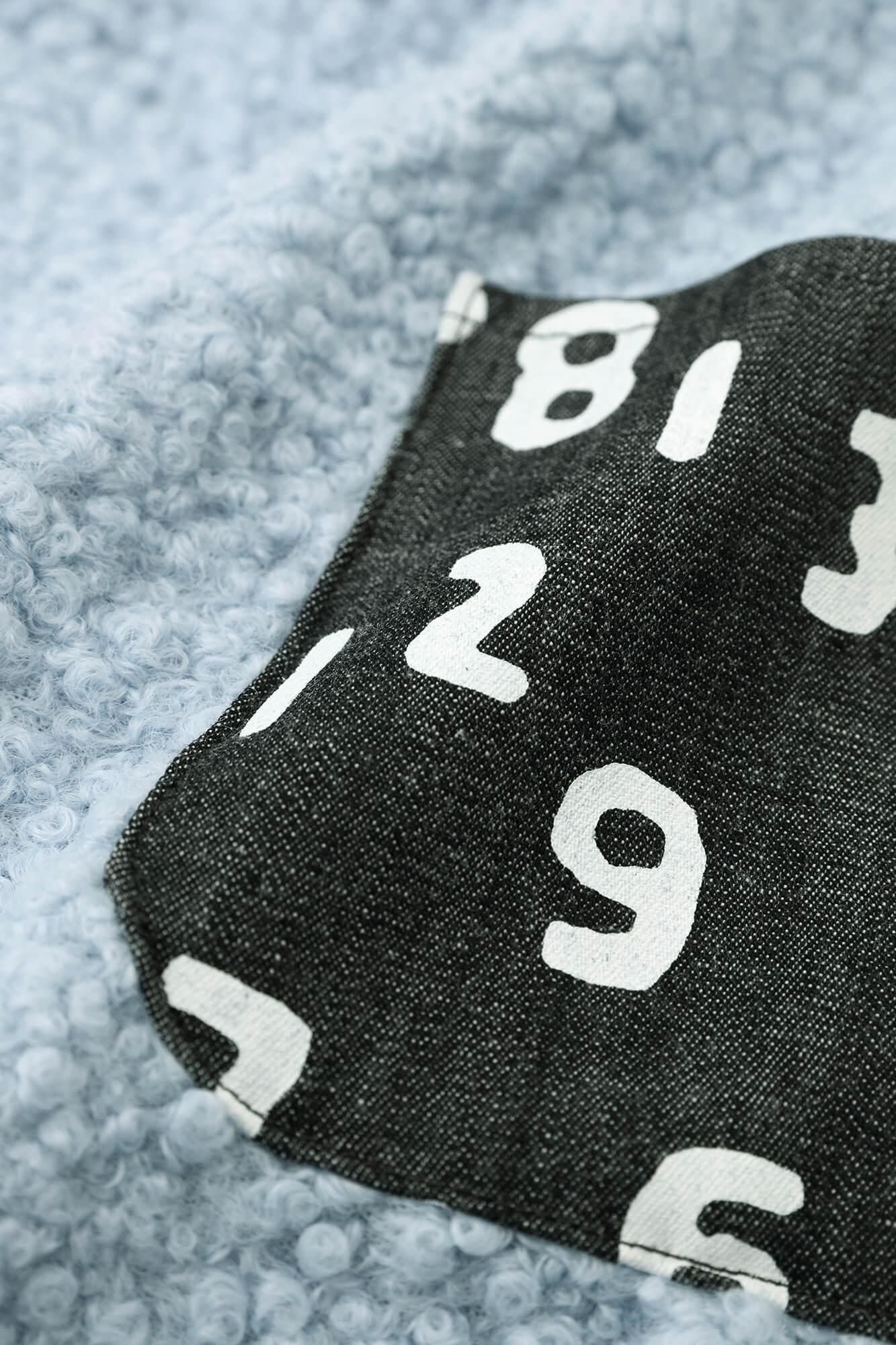 ●仿毛童裝長褲/淡藍色