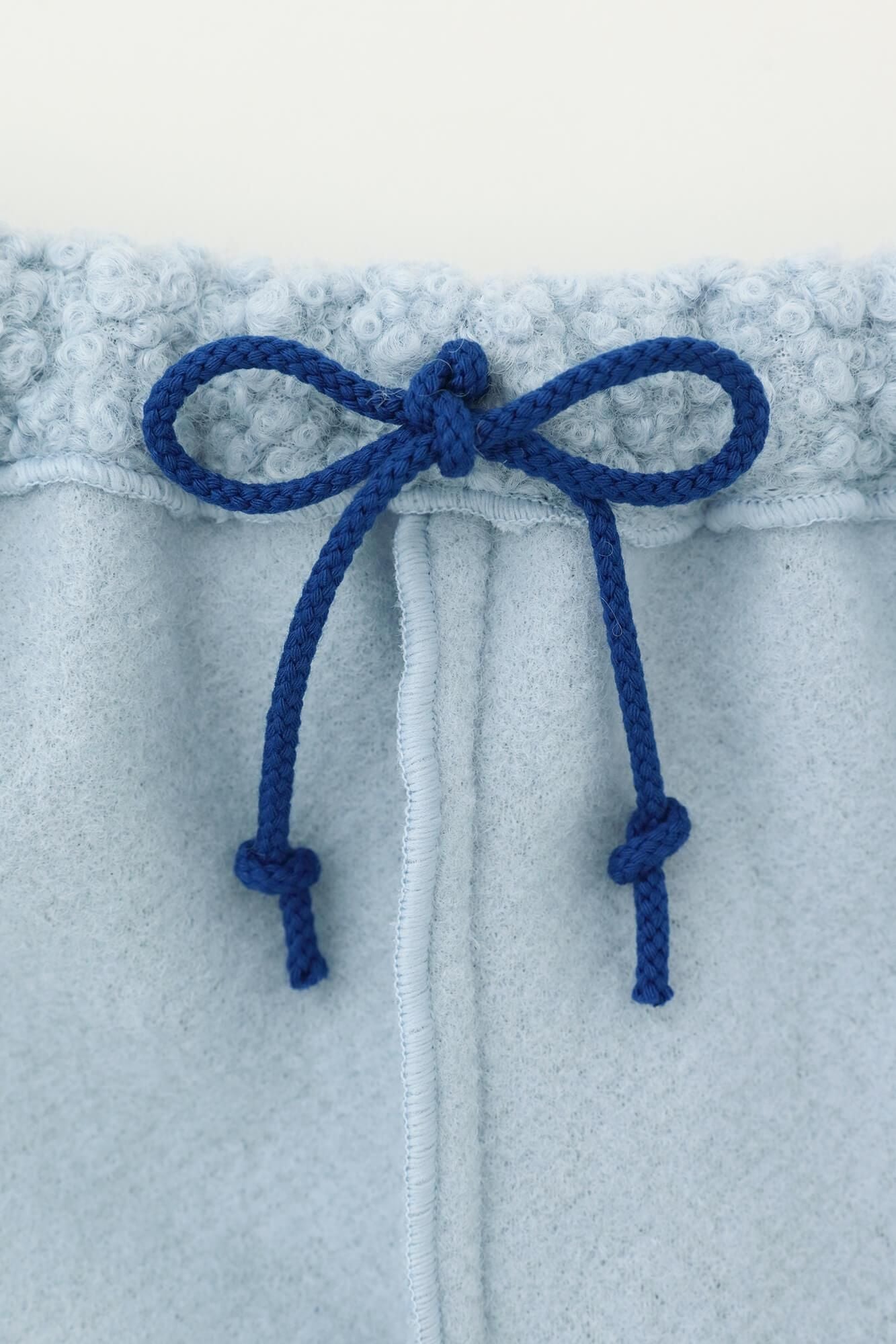 ●仿毛童裝長褲/淡藍色