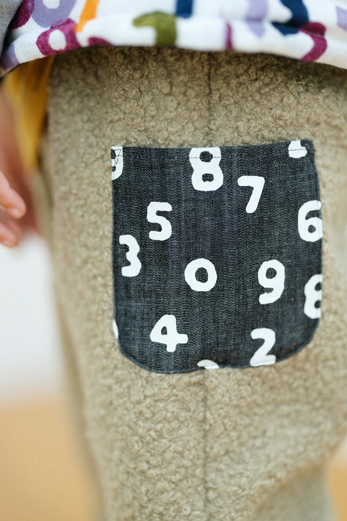 ●仿毛童裝長褲/灰綠色