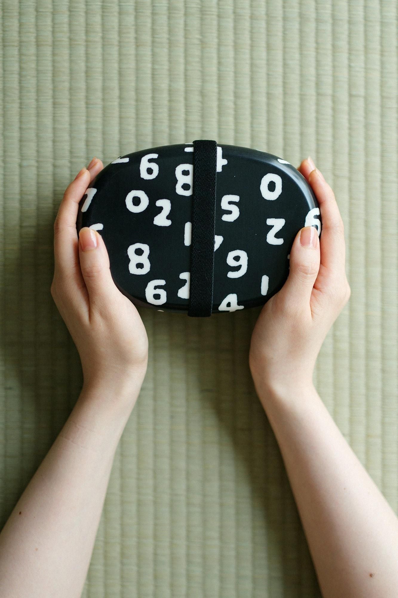 SOU・SOU×POKETLE布貼便當盒 橢圓形/ SO-SU-U十數 昆 上下