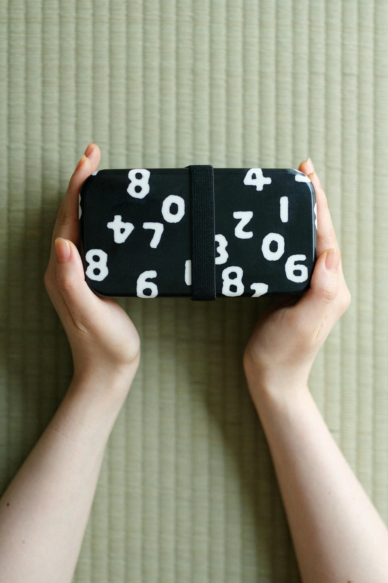 SOU・SOU×POKETLE布貼便當盒 角形/ SO-SU-U十數 昆 上下