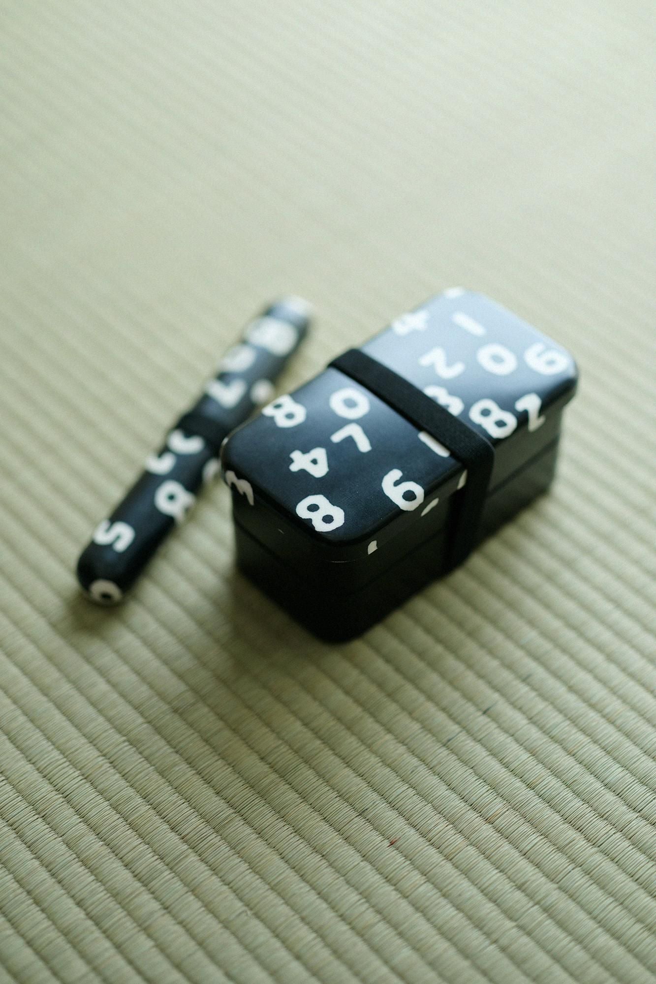 SOU・SOU×POKETLE布貼便當盒 角形/ SO-SU-U十數 昆 上下