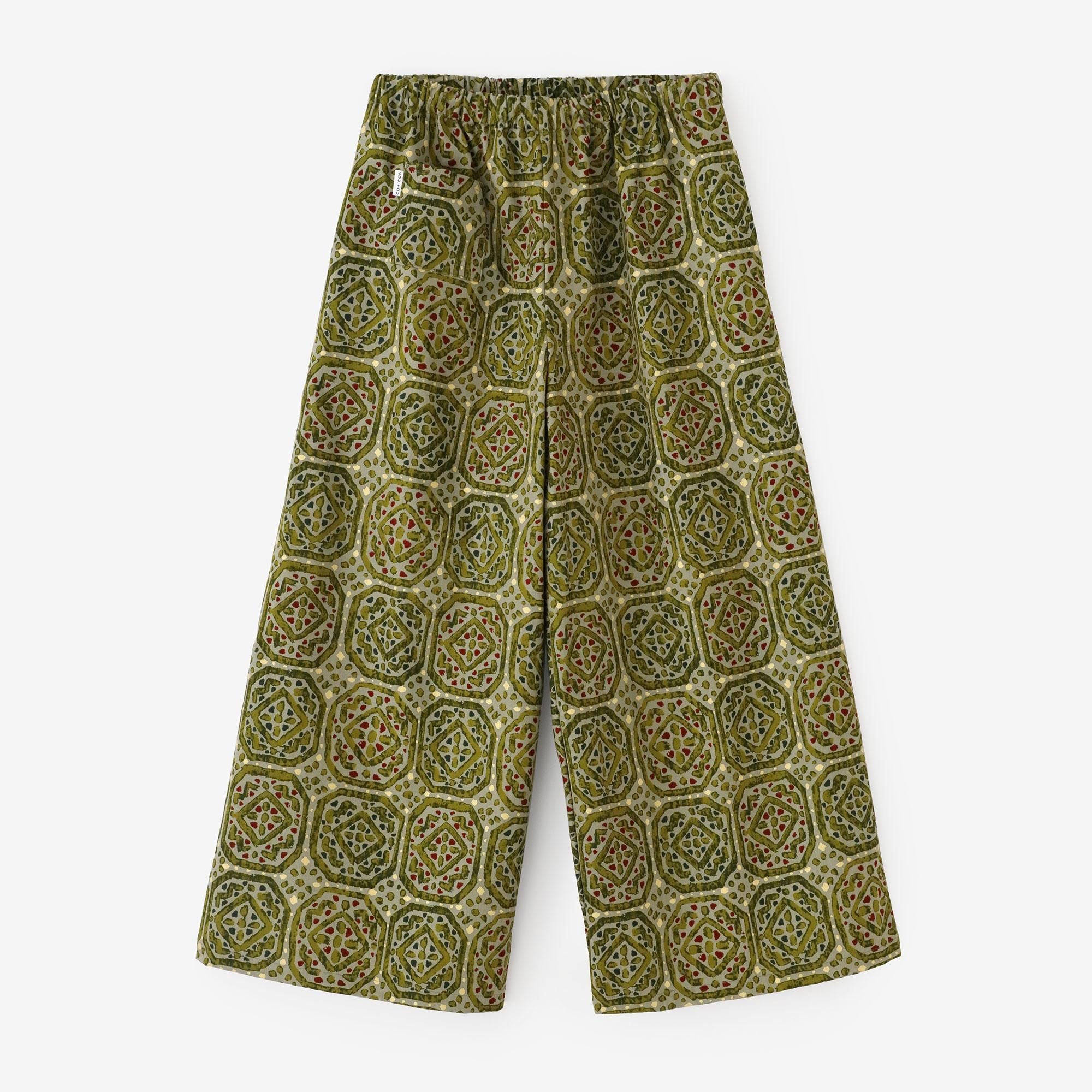 No.12 Canvas Wide-legged Pants / Ceramic Tile