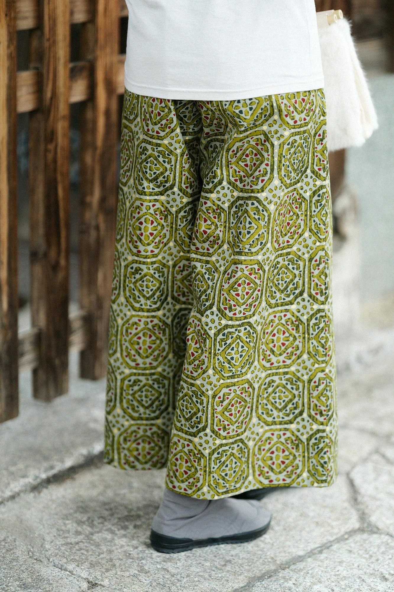 12号帆布 広形（ひろなり）もんぺ／陶板（とうばん）