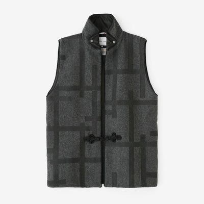羊毛麥爾登陣羽織/柵欄深灰色
