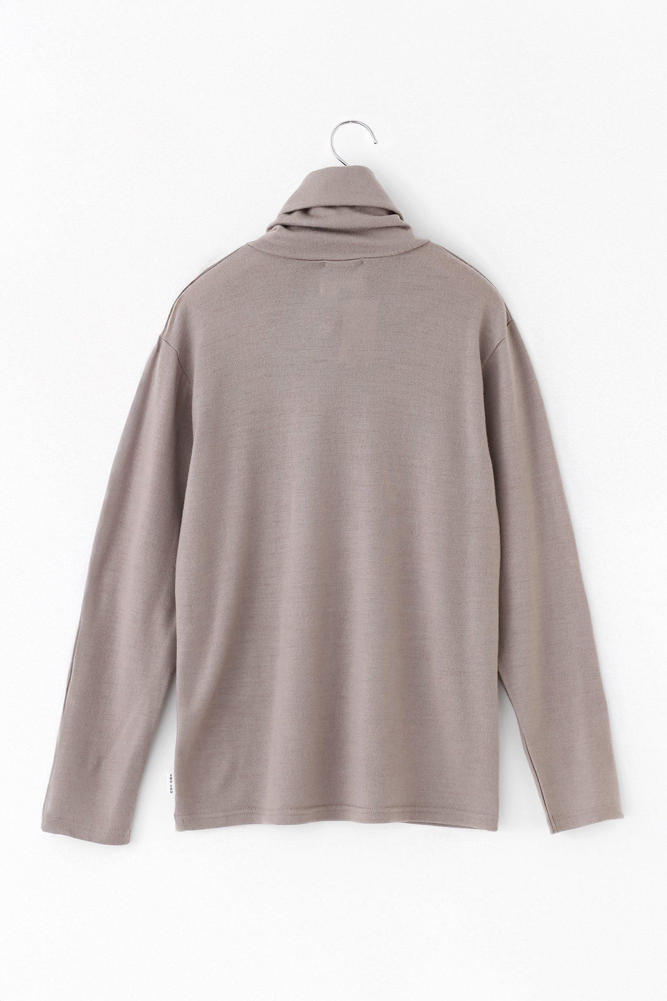 ウォッシャブルウール天竺 衿巻ジバン／潤色（うるみいろ）