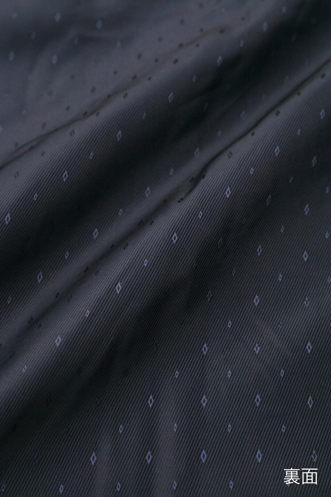 Gobelin×Faux Fur Bi-color Sleeve Tight Sleeve Hanten Jacket with Lining  / Fence