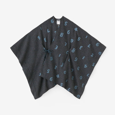 ツイード 格子織（こうしおり） きさらぎ／SO-SU-U上下（しょうか）と余白（よはく） 濃紺（のうこん）×深紺（しんこん）