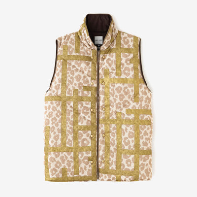 陣羽織粗花呢(jinbaori)夾棉 附裡襯/柵欄