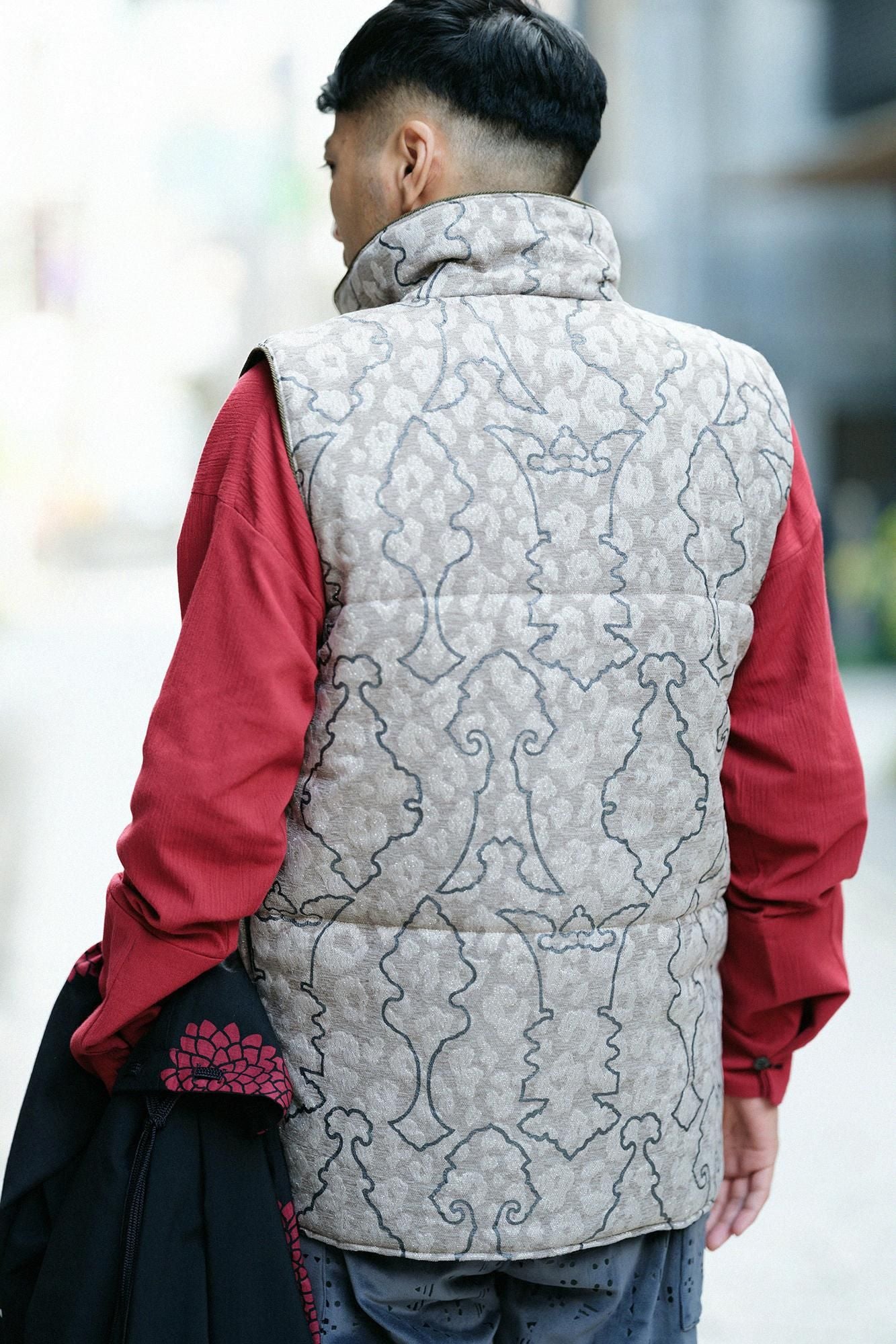 Tweed Jinbaori Padded / Decorative Metal Fittings