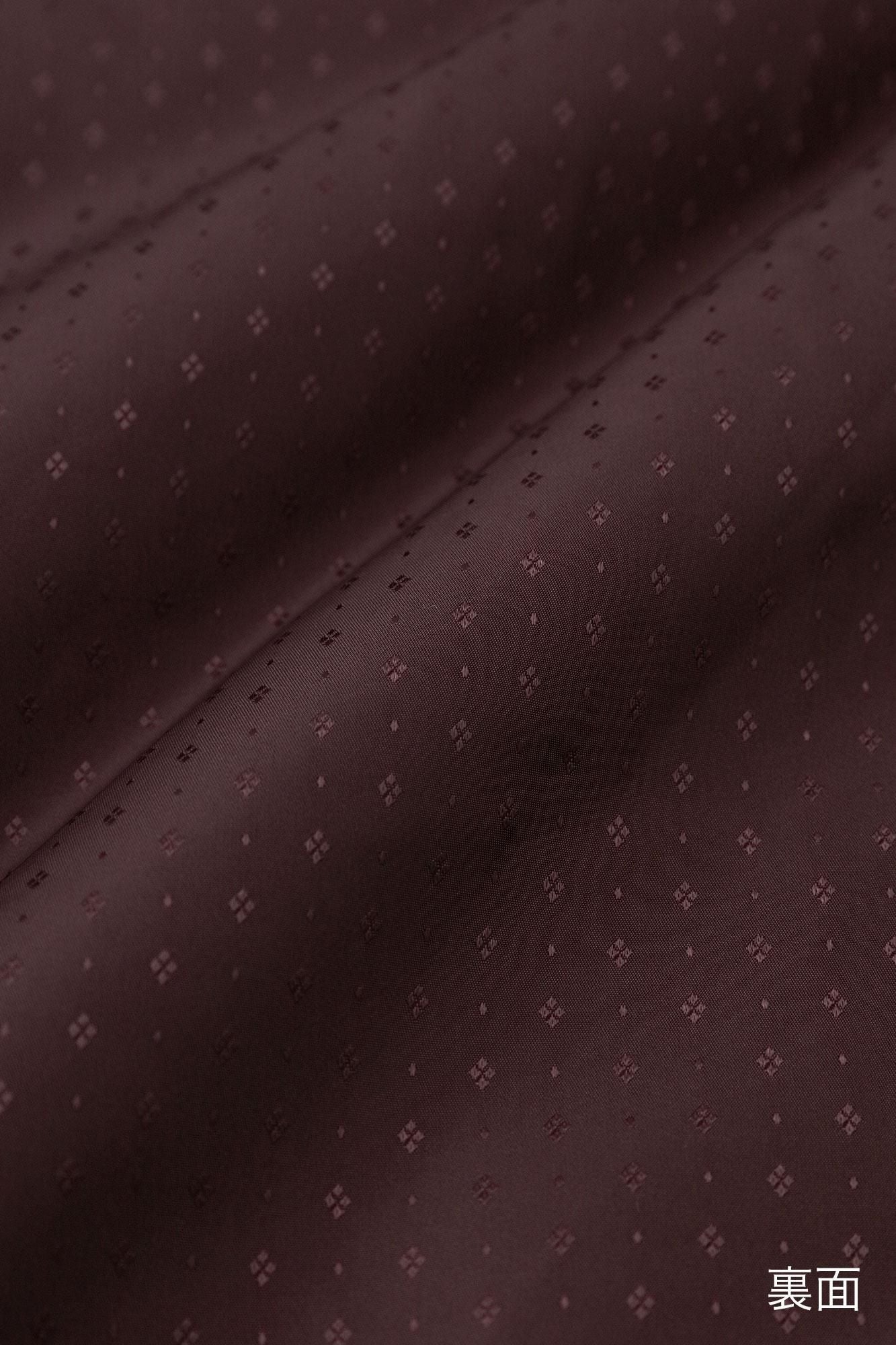 仿麂皮長陣羽織夾棉 附裡襯／胭脂紅