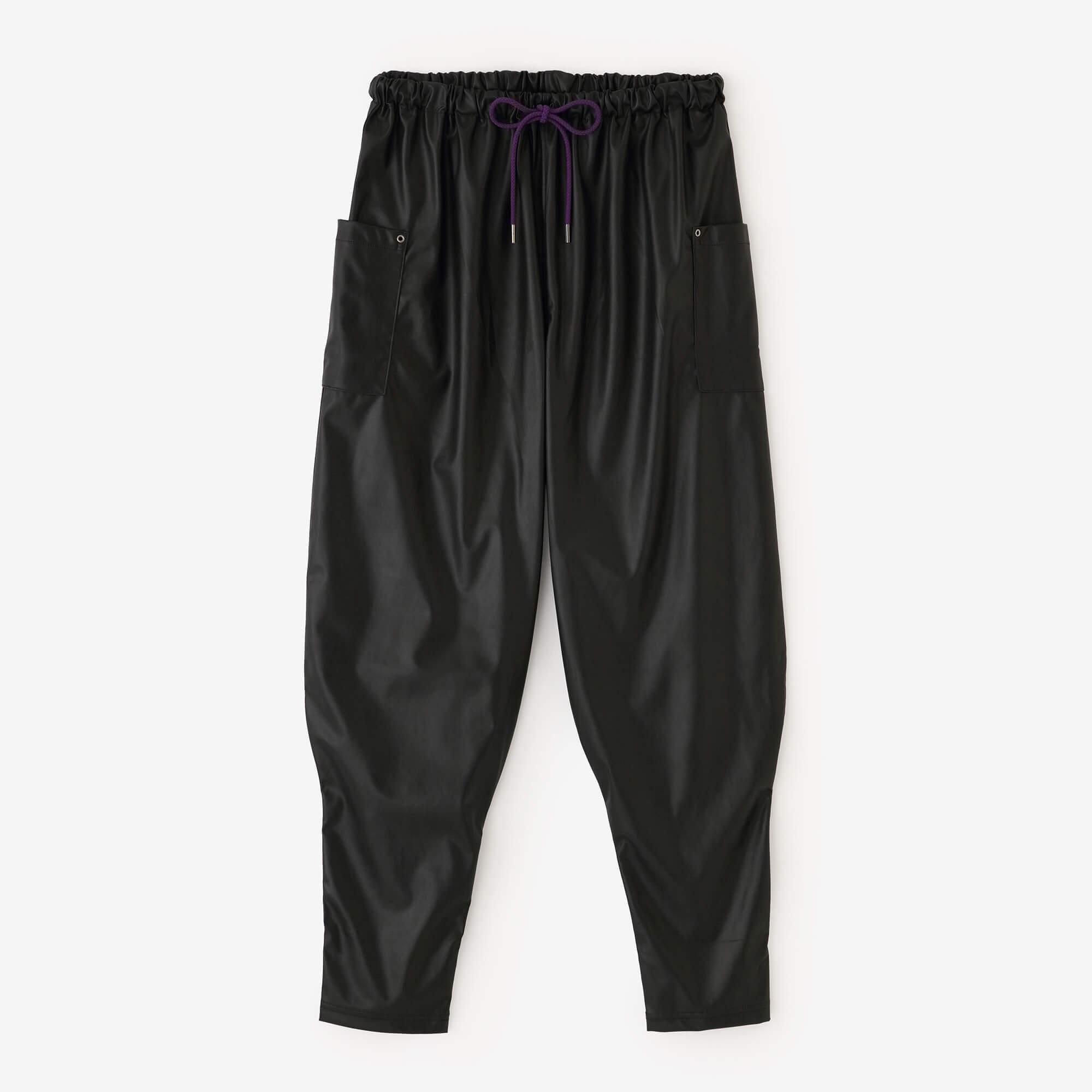 フェイクレザー 裁付（たっつけ）えんゆう穿き2.0／濡羽色（ぬればいろ）