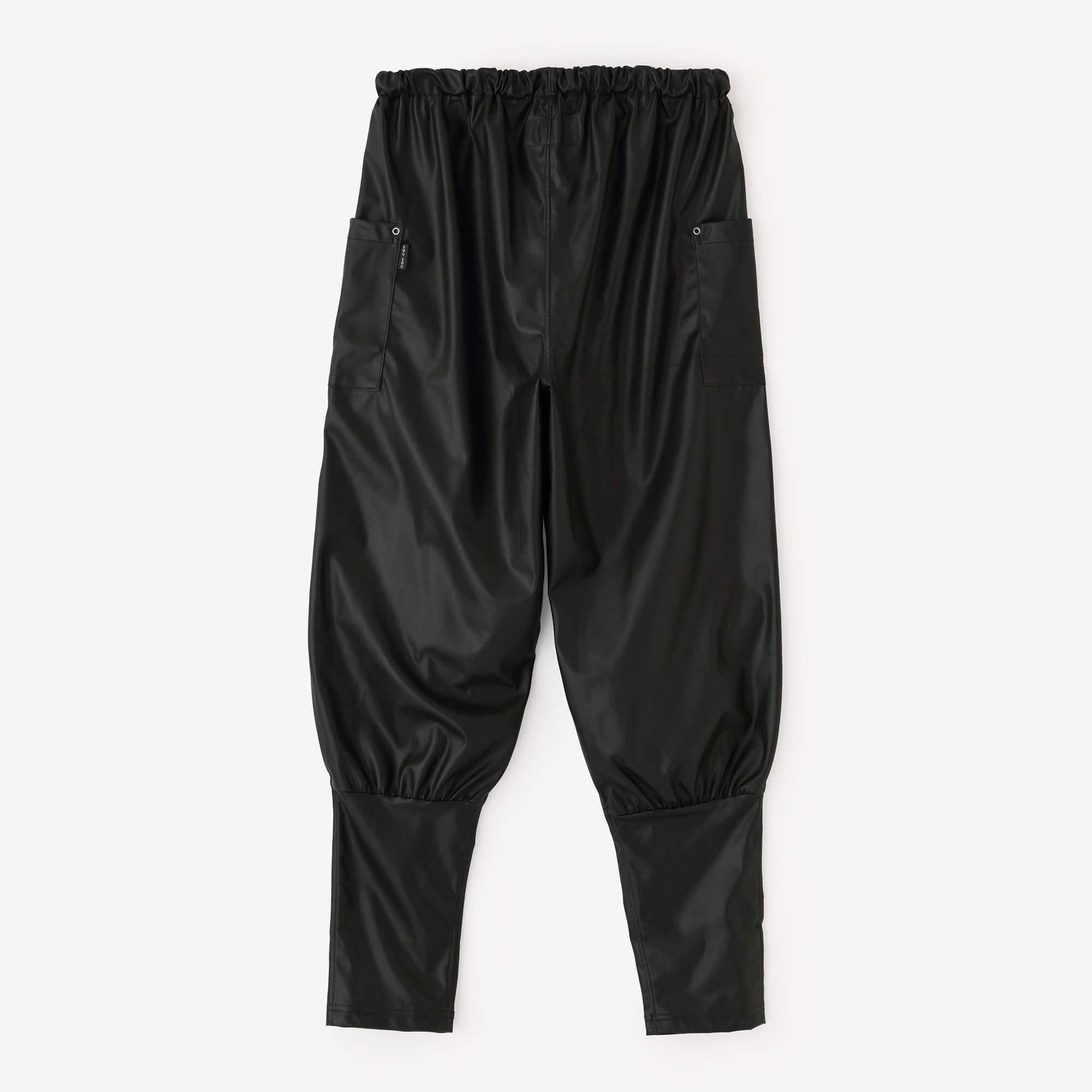 Faux Leather Harem Pants 2.0 / Black