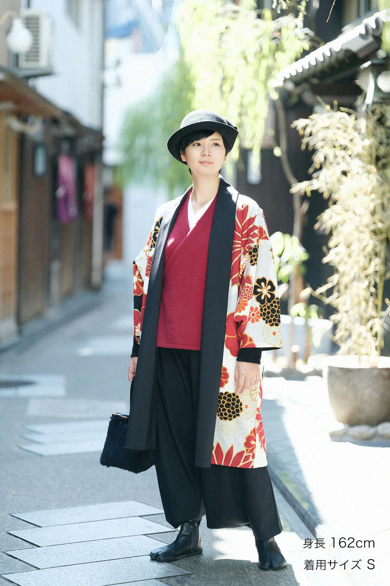 Muslin Wool Triangular Sleeve Coat Reversible