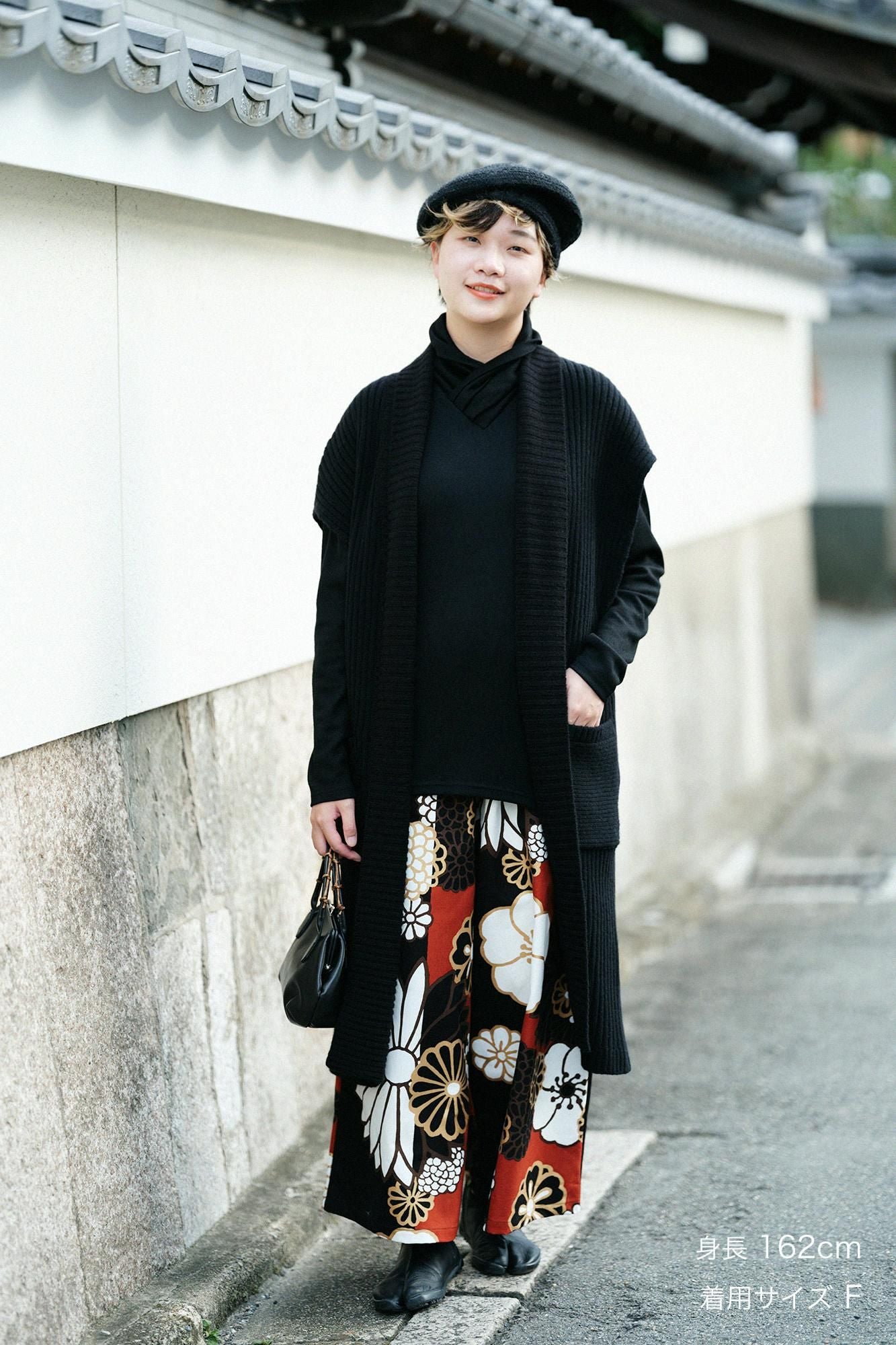 [预约]SOU・SOU×ALPHA 羊绒混纺、脊椎、脊线、长款/湿色（预计11月25日左右发货）