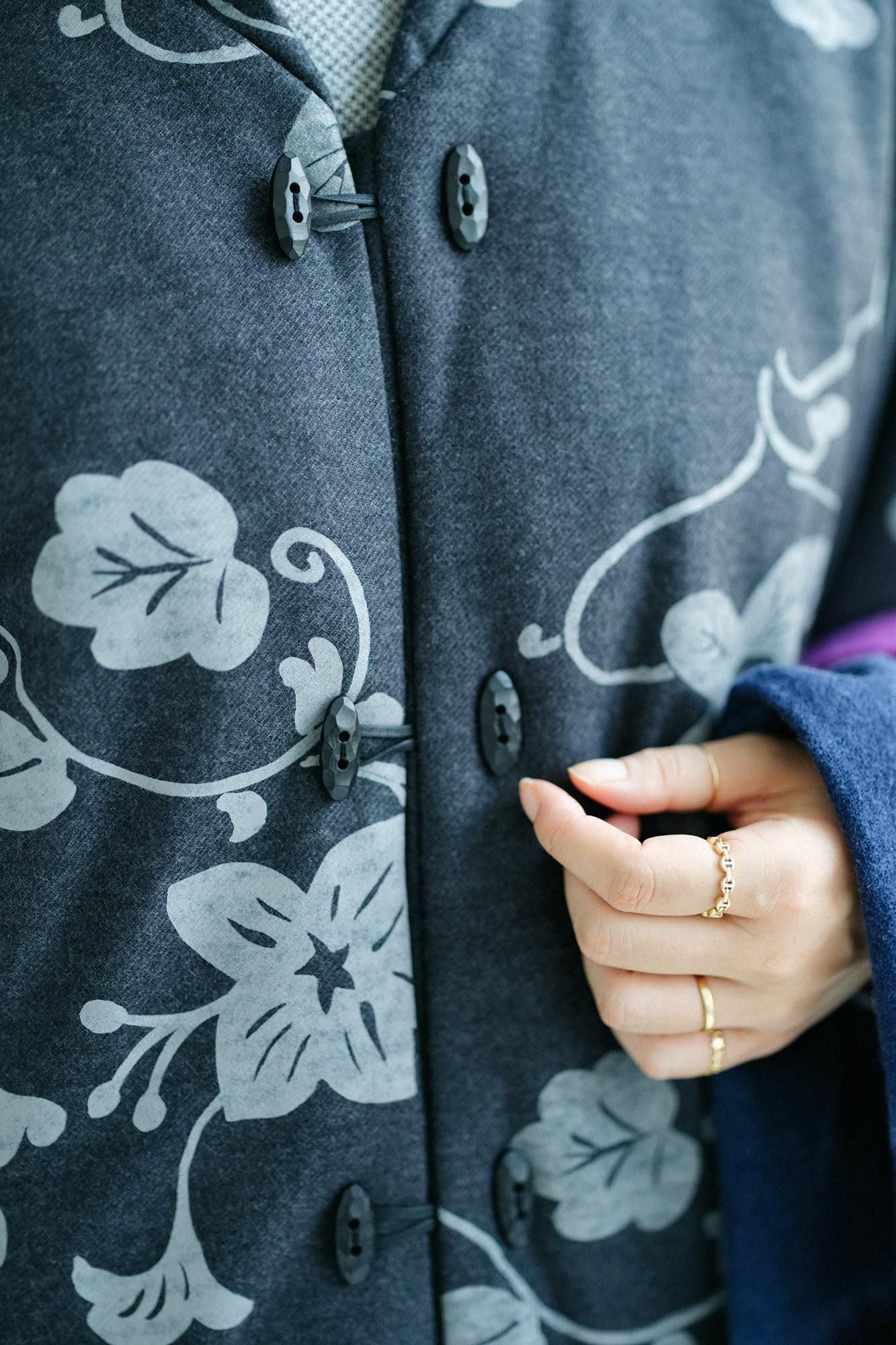 Kerzy Edition Naginata Karabaori Paori Paori Paded Passed Padded Padeded（Uruwashi）深灰（Koihai）