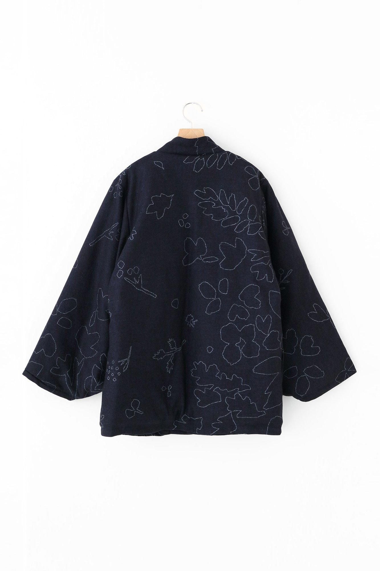 net限定】カージー編 薙刀唐羽織（なぎなたからばおり） 中綿袷（なかわた