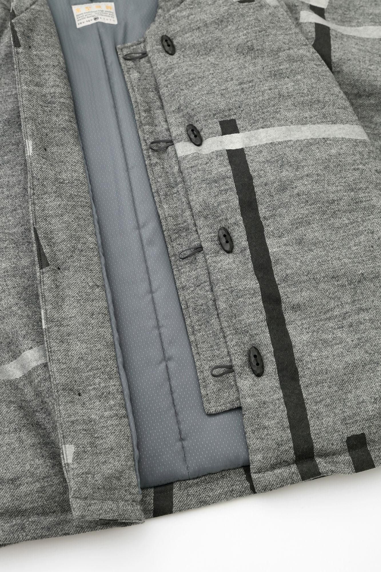 Édition Kersey Naginata karabaori (Nagina karabaori) Remplissage (Nakawataawase) / Tobi (Tobi) Gris chiné (Mokuhai)