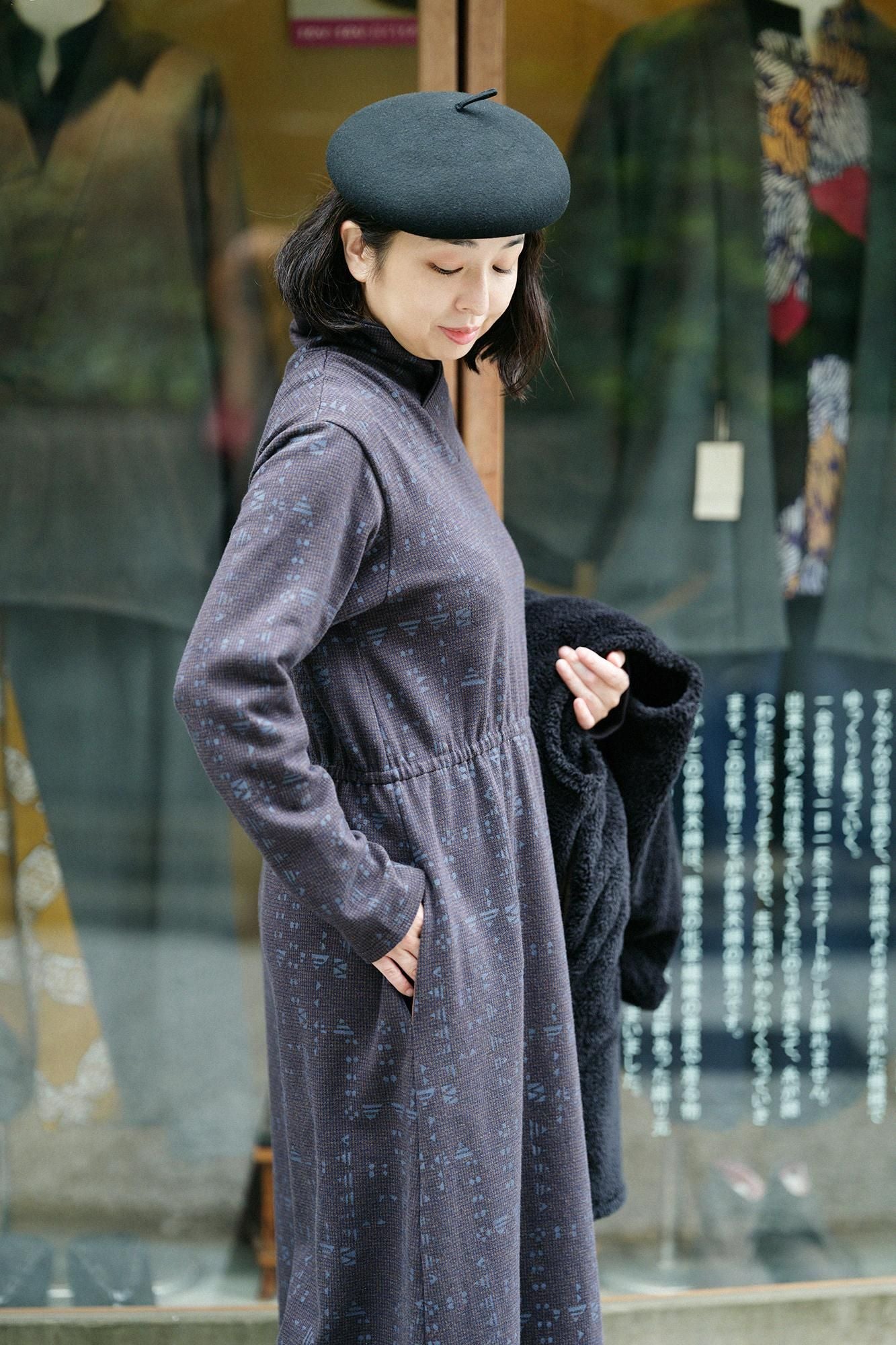 [仅在线]蓬松，houndstooth Edition，半领，秋天的声音，Nagagoromo/Otogi，宪法色彩