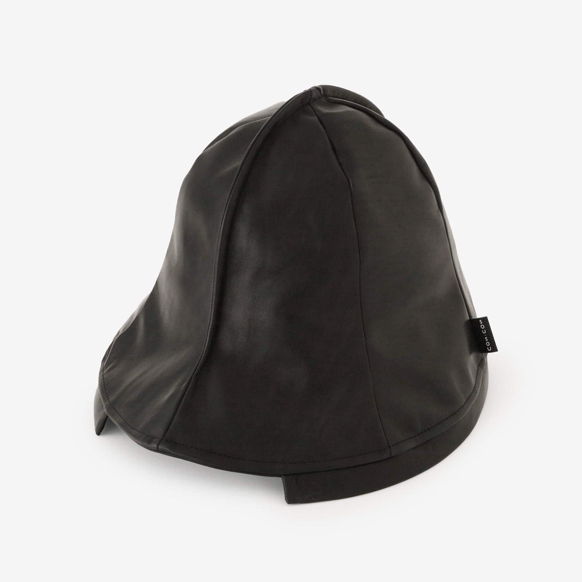 革 一条笠（いちじょうがさ） 錣（しころ）／濡羽色（ぬればいろ）