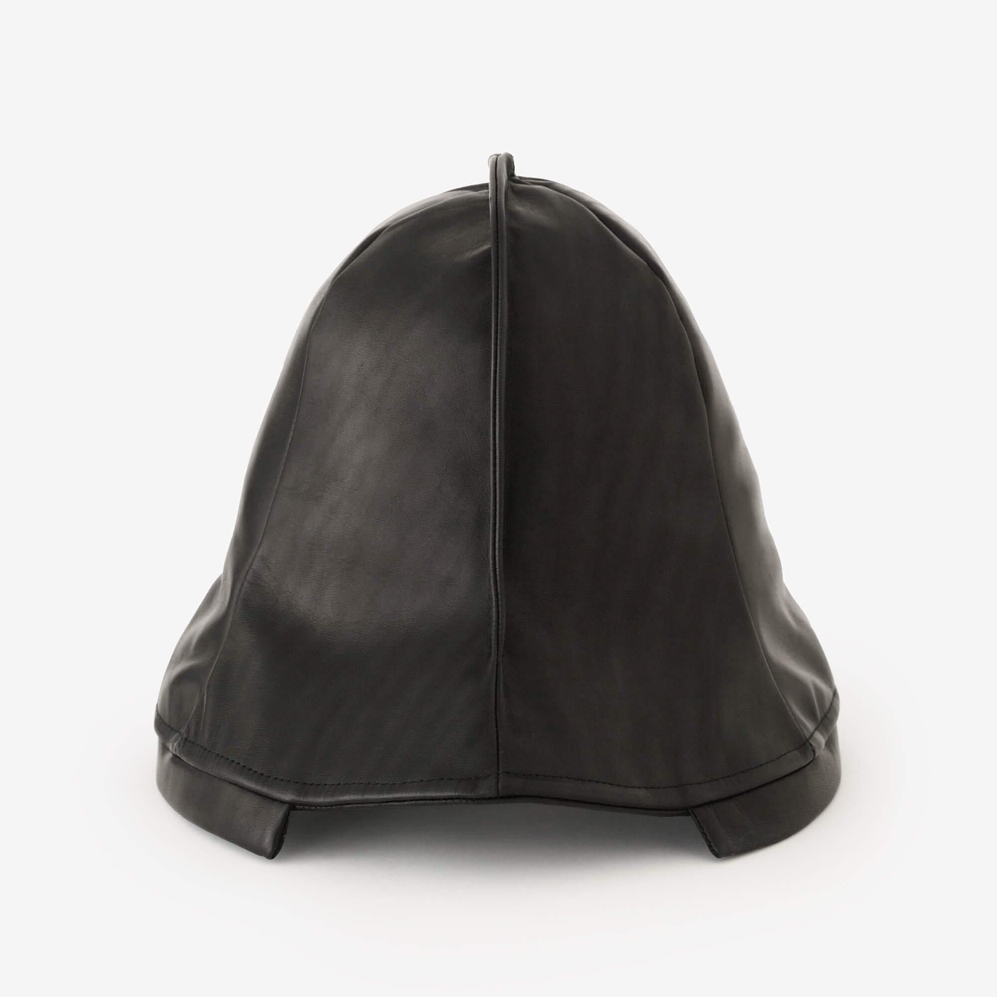 一条笠帽 錣/黑色