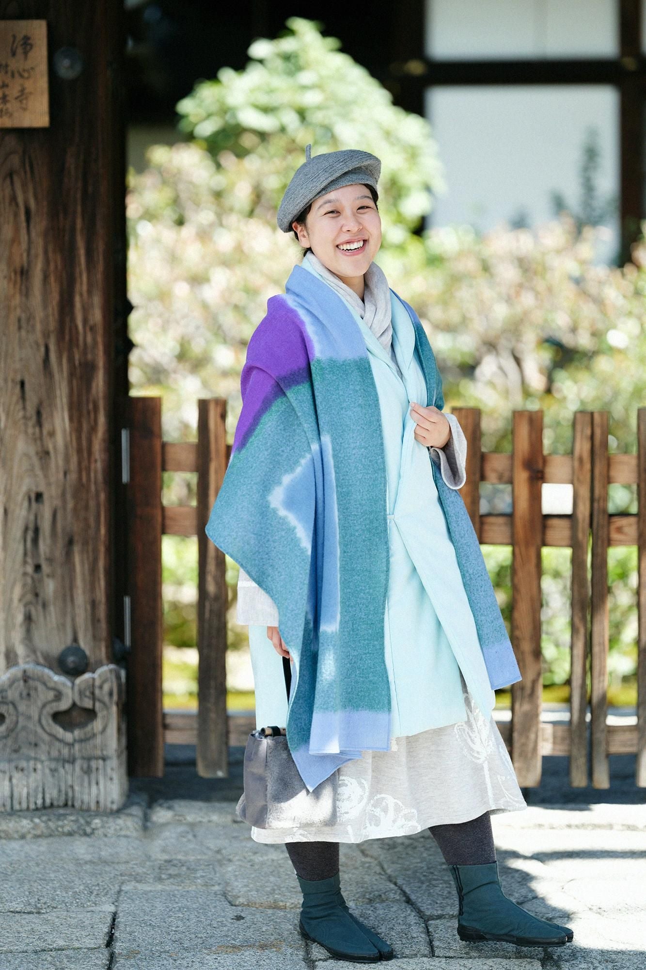 [预约]SOU・SOU× 日向 20 层（Hatae）/浅蓝色老鼠（Mizuiro Nezu）× 鸢尾花（shobu-iro）（*预定 11 月 25 日左右发货）