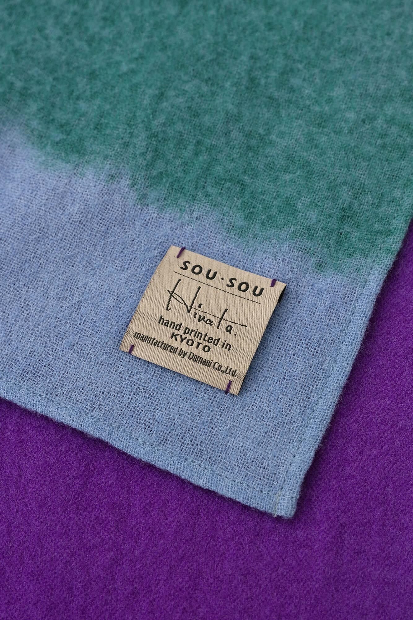 [预约]SOU・SOU× 日向 20 层（Hatae）/浅蓝色老鼠（Mizuiro Nezu）× 鸢尾花（shobu-iro）（*预定 11 月 25 日左右发货）