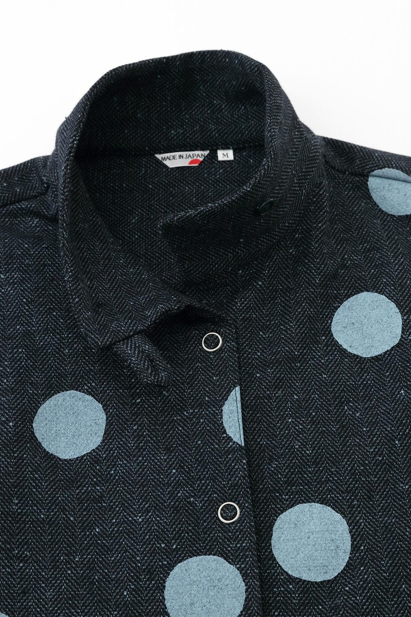 Fischgräten-Jersey SANPO One Piece/Suigyoku Mara Blue Brown