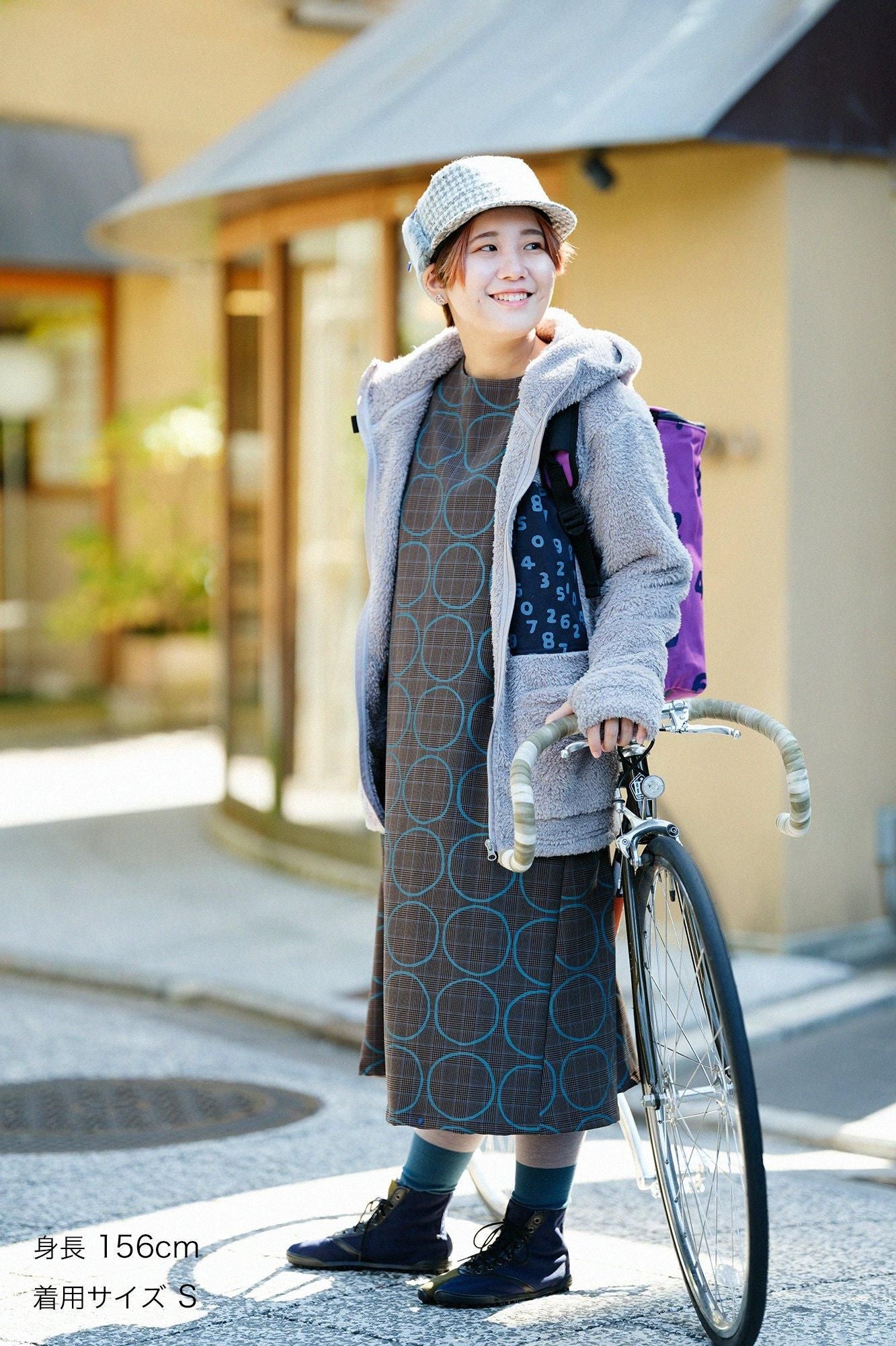 ボア DEPOフーディー／グレー