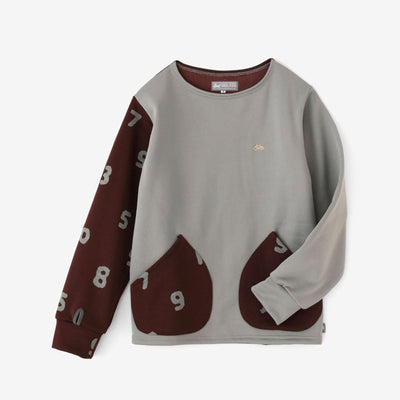 봄버 히트(R) 보트 넥 셔츠/그레이 xSO-SU-U