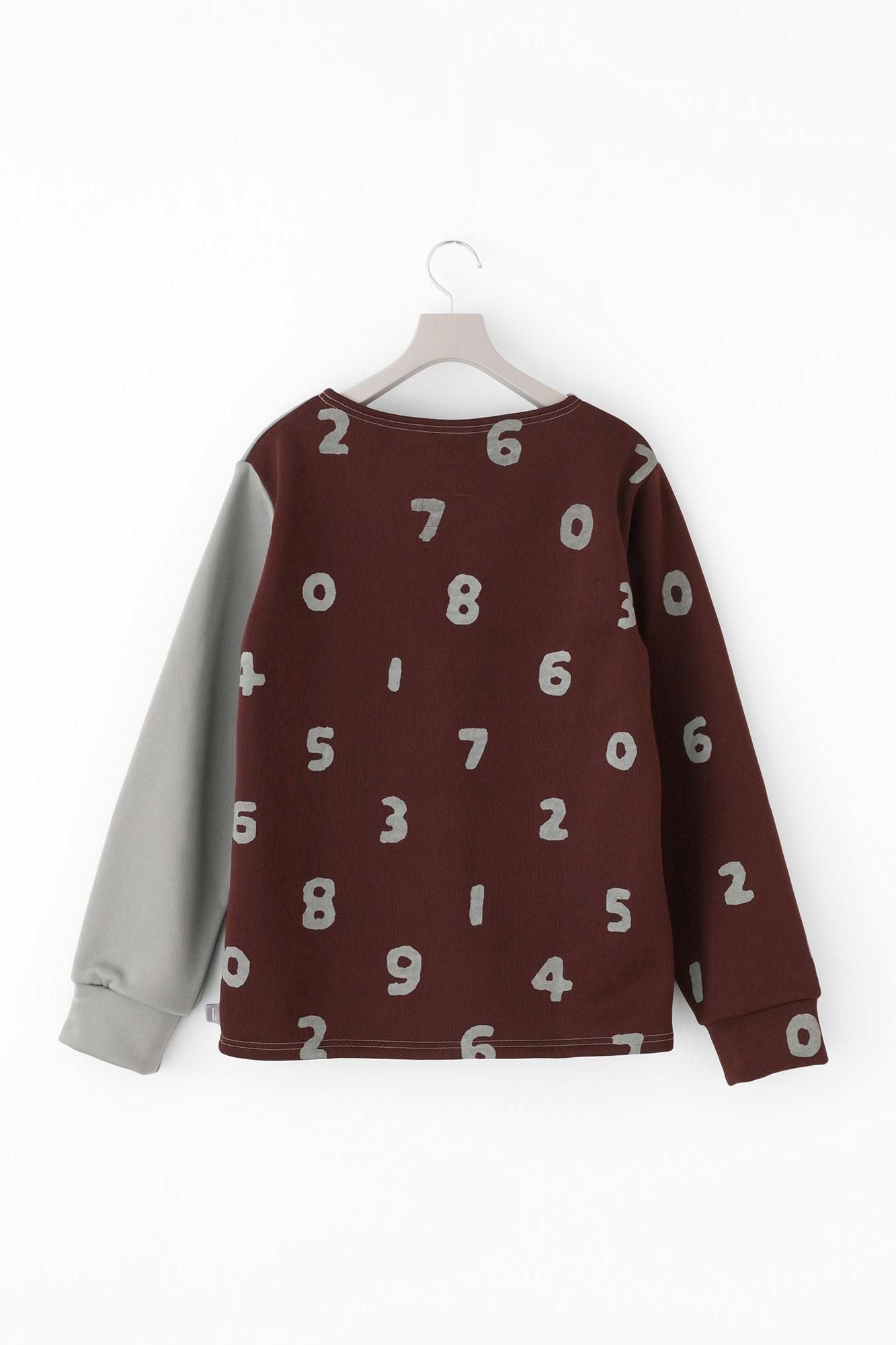 Bomber Heat (R) 船領上衣／灰色×SO-SU-U十數