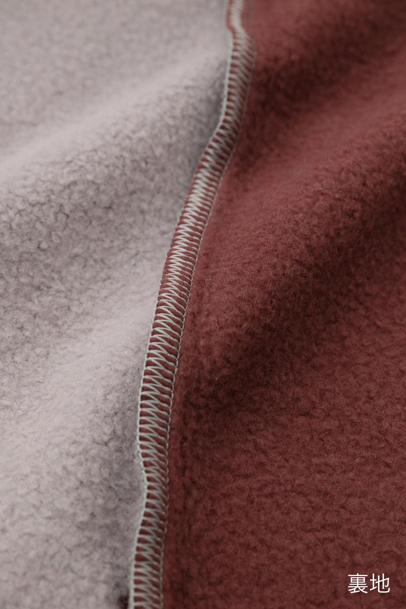 Bomber Heat (R) 船領上衣／灰色×SO-SU-U十數