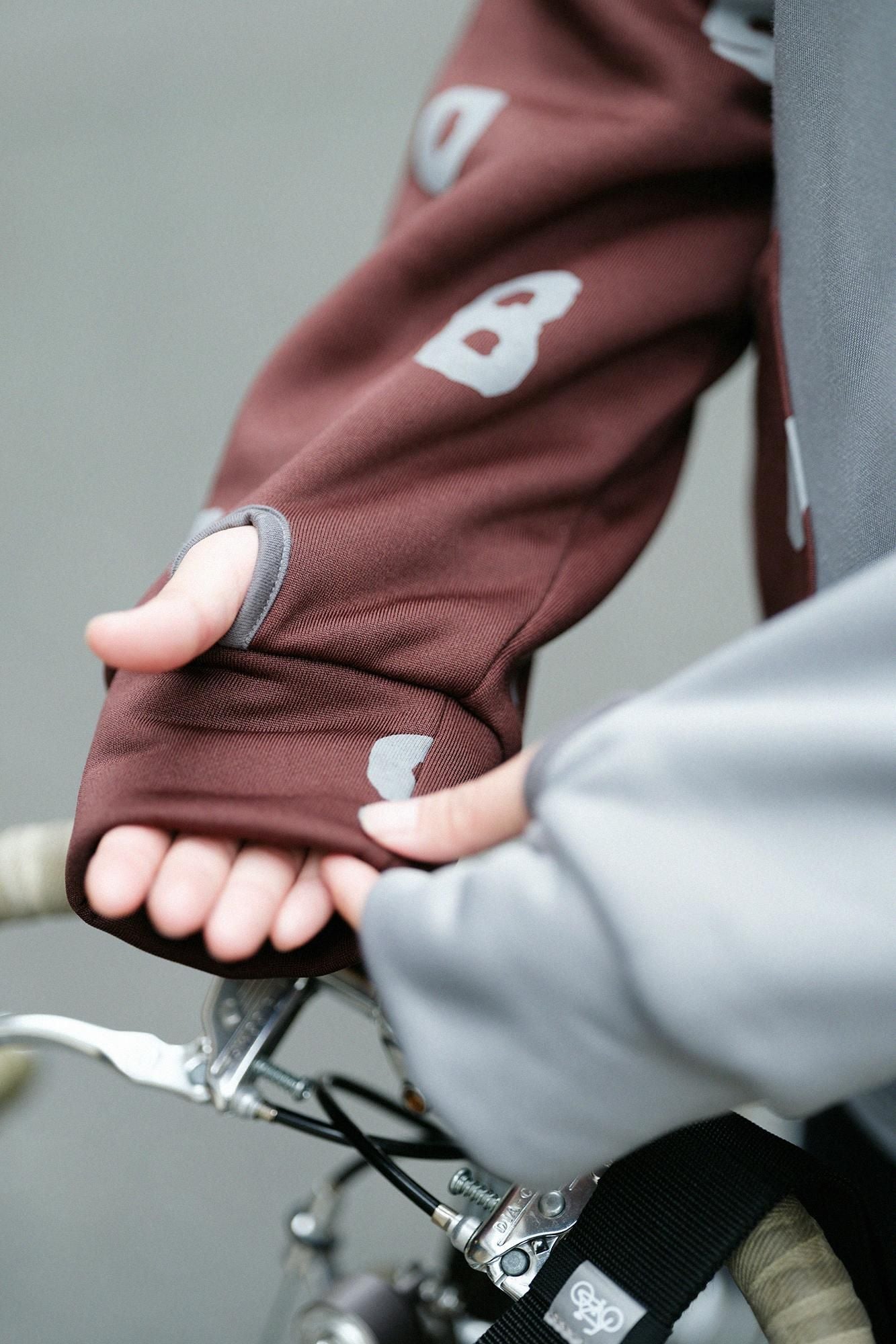 Bomber Heat (R) 船領上衣／灰色×SO-SU-U十數