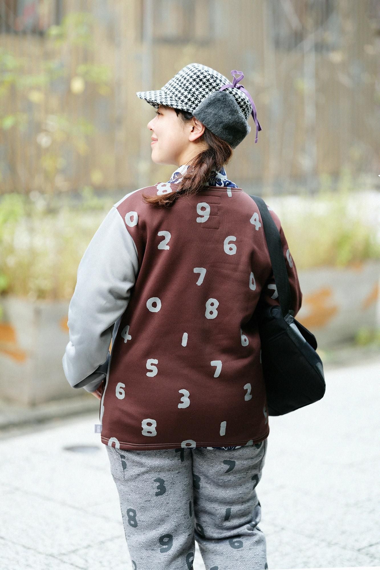 Bomber Heat (R) 船領上衣／灰色×SO-SU-U十數