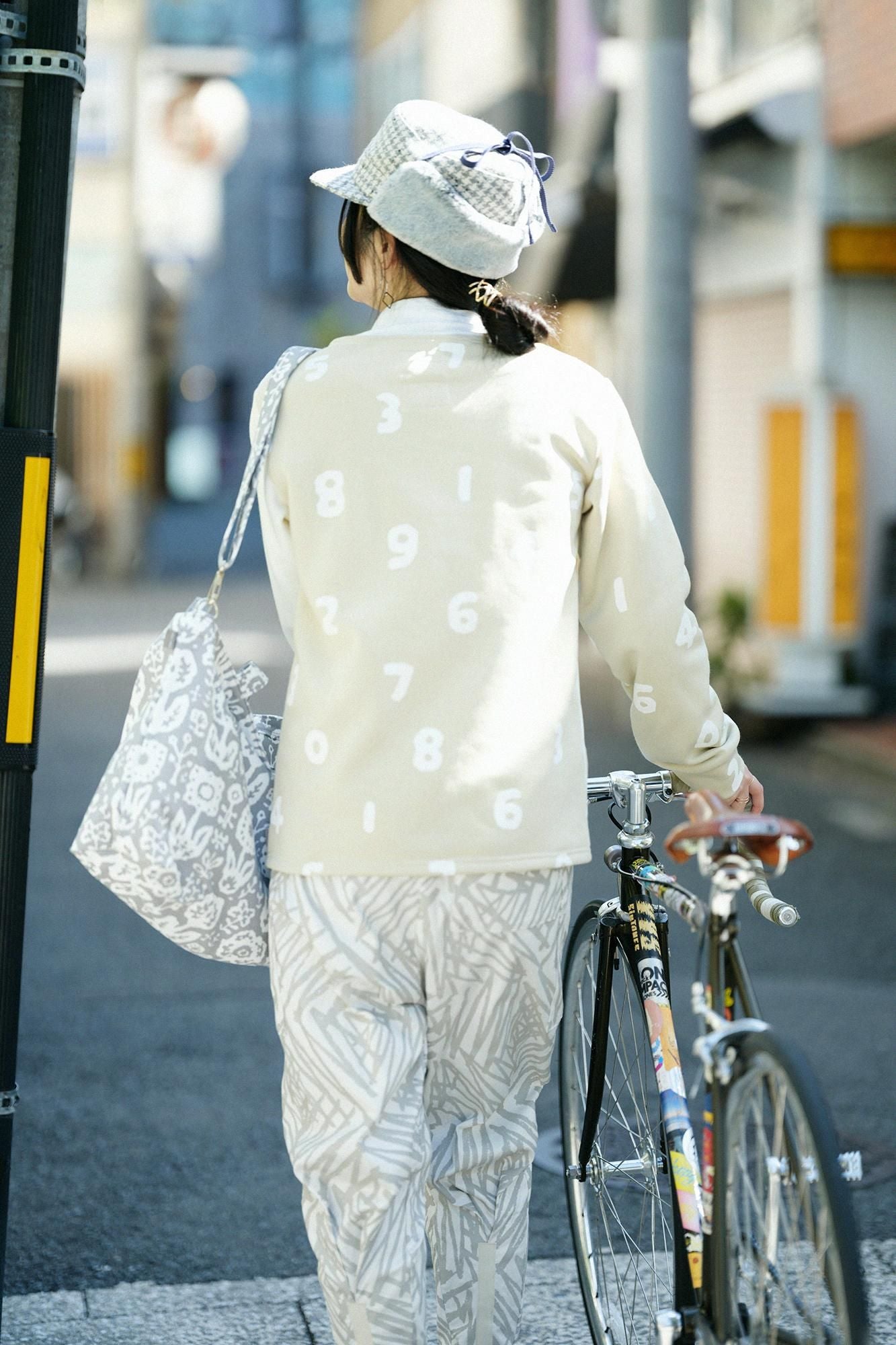 봄버 히트(R) 보트 넥 셔츠/흰색 xSO-SU-U