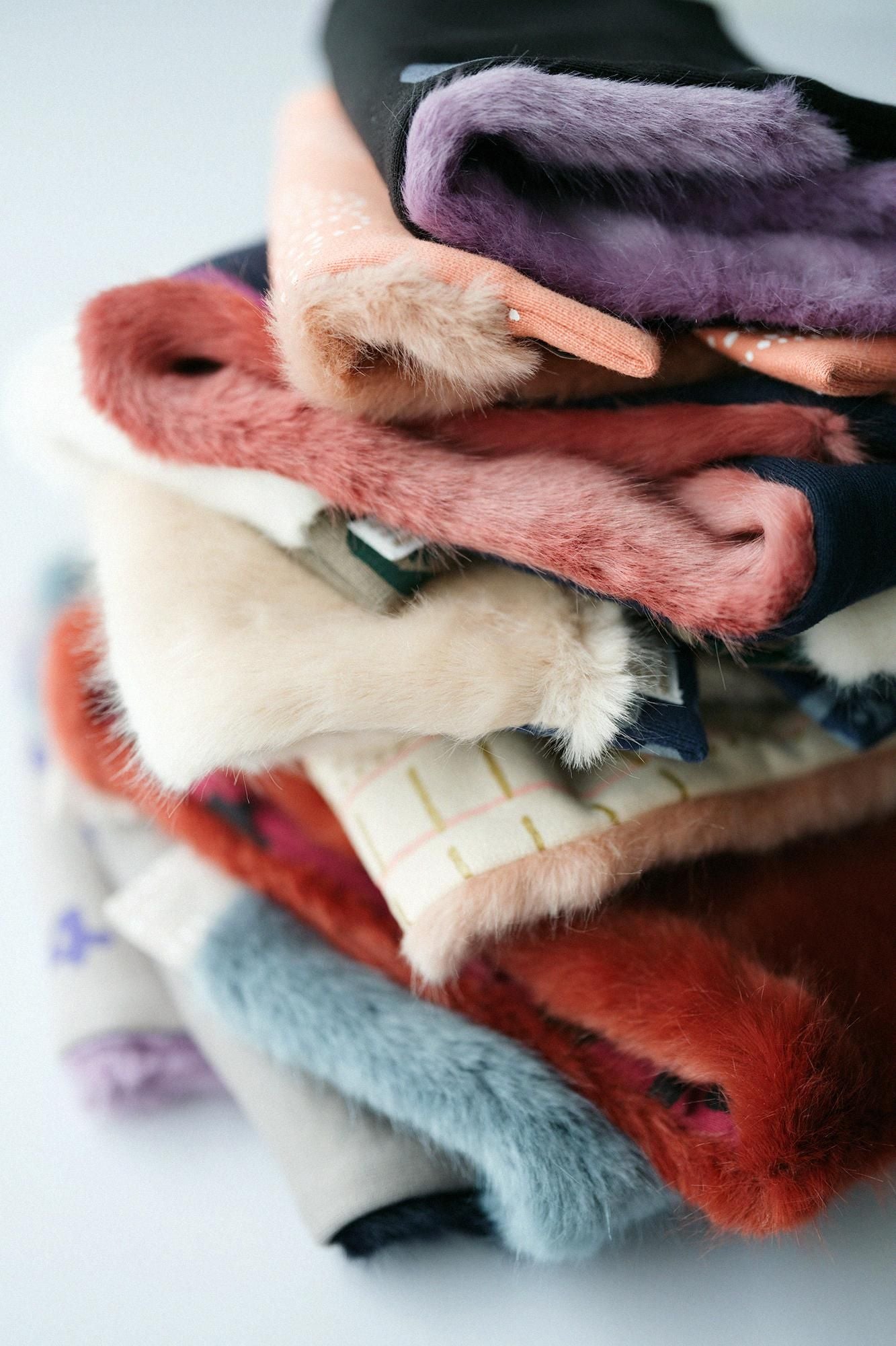 雙面用 BIKE短圍巾／圓點 間疏 深藍色