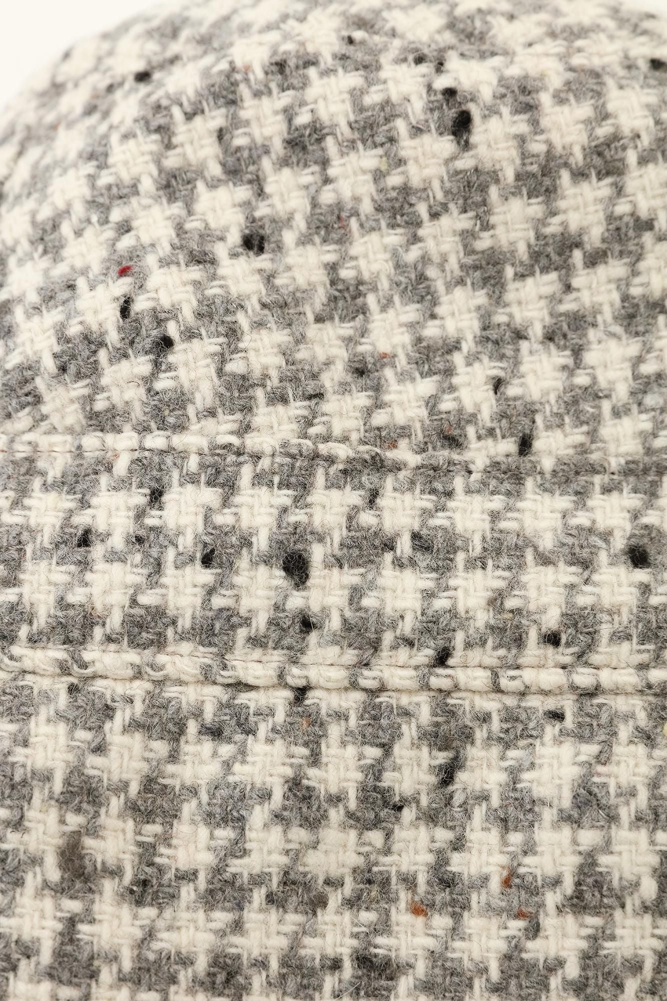 [Nur im Internet verfügbar] NEP Tweed Boa BIKE CAP/Gray Check ×SO-SU-U