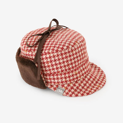[◯预订] NEP Tweed Boa BIKE CAP/Red Check x SO-SU-U（*预计12月2日左右发货）