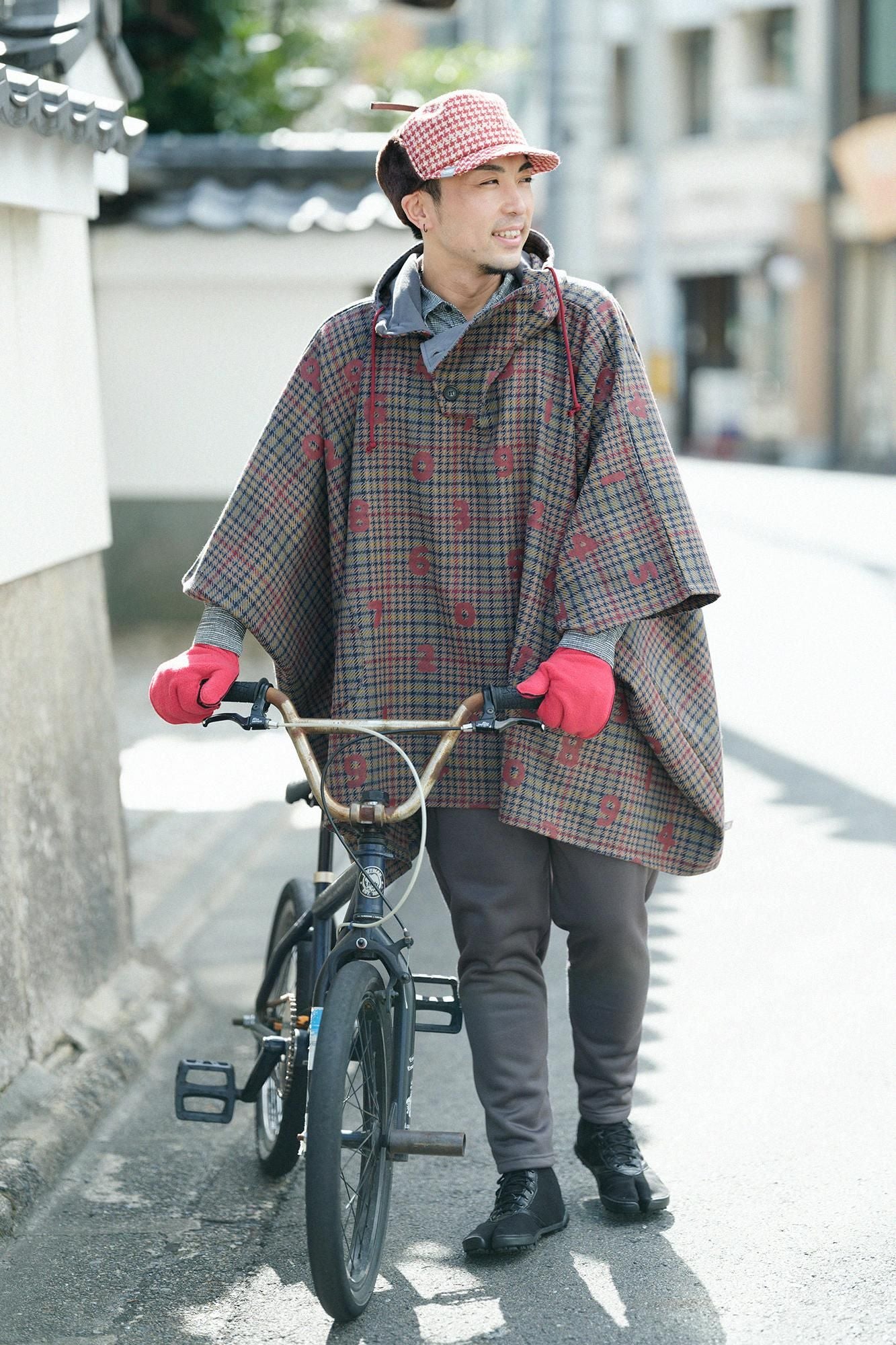 [◯预订] NEP Tweed Boa BIKE CAP/Red Check x SO-SU-U（*预计12月2日左右发货）