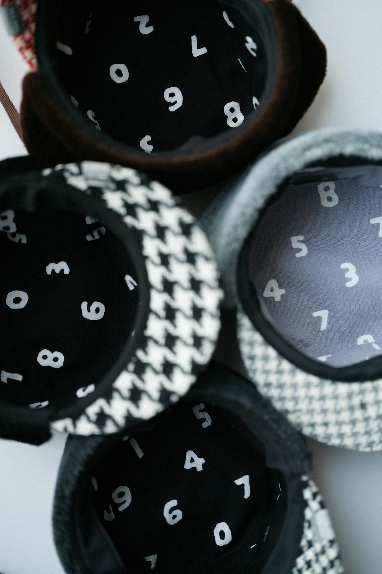 [◯预订] NEP Tweed Boa BIKE CAP/Red Check x SO-SU-U（*预计12月2日左右发货）