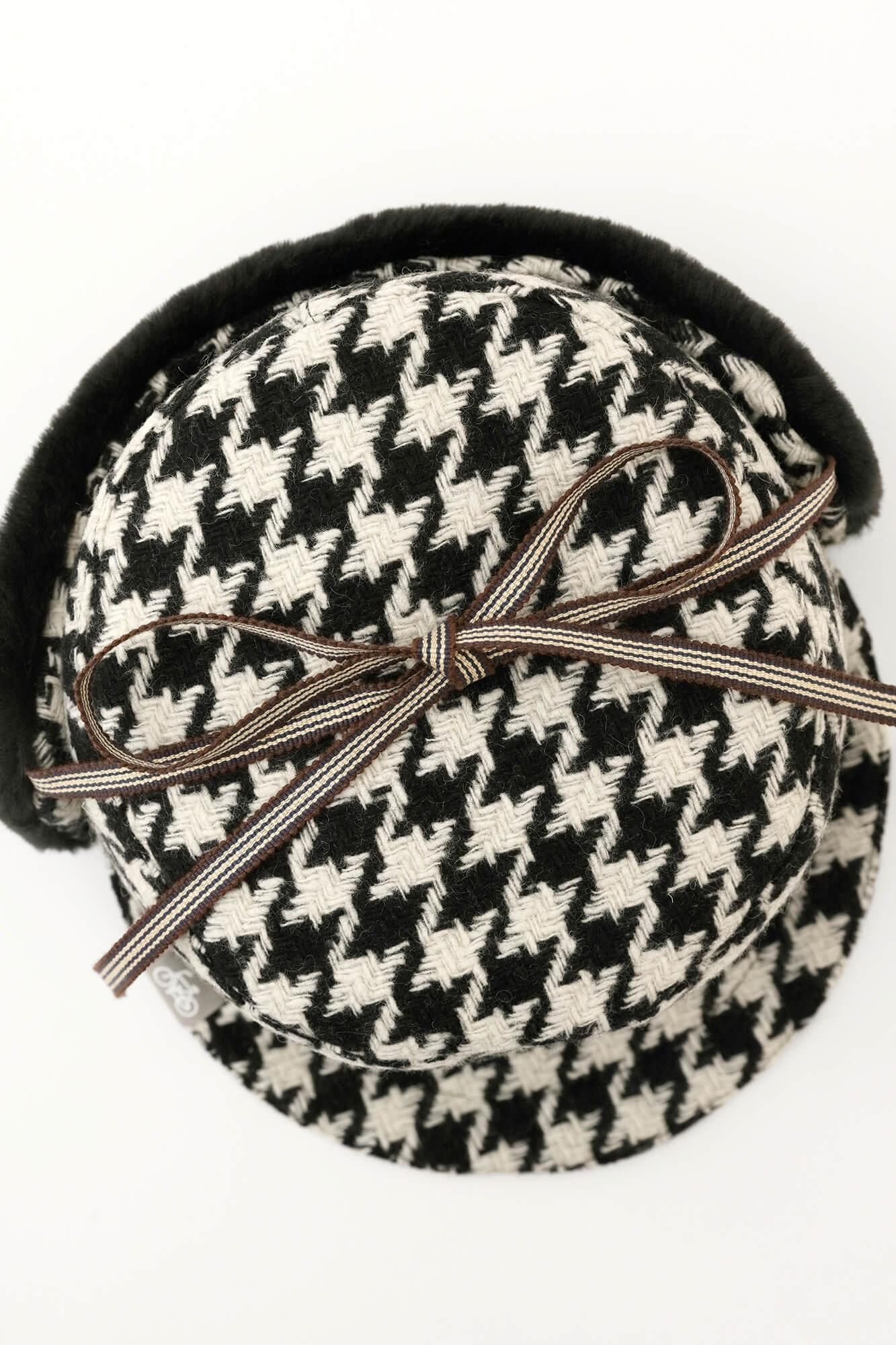 NEP Tweed Boa BIKE CAP/Schwarz kariert großSO-SU-U