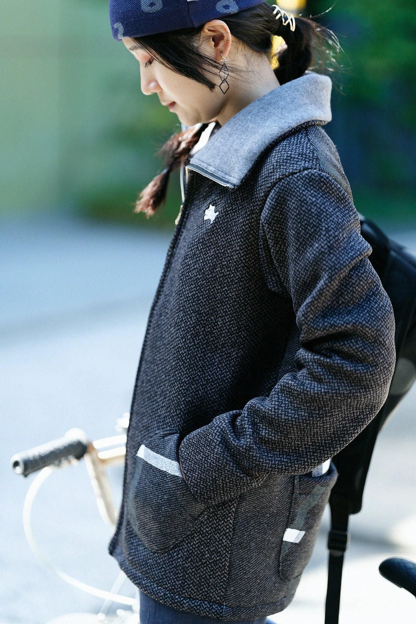 ZIP UP BIKEブルゾン（秋冬）