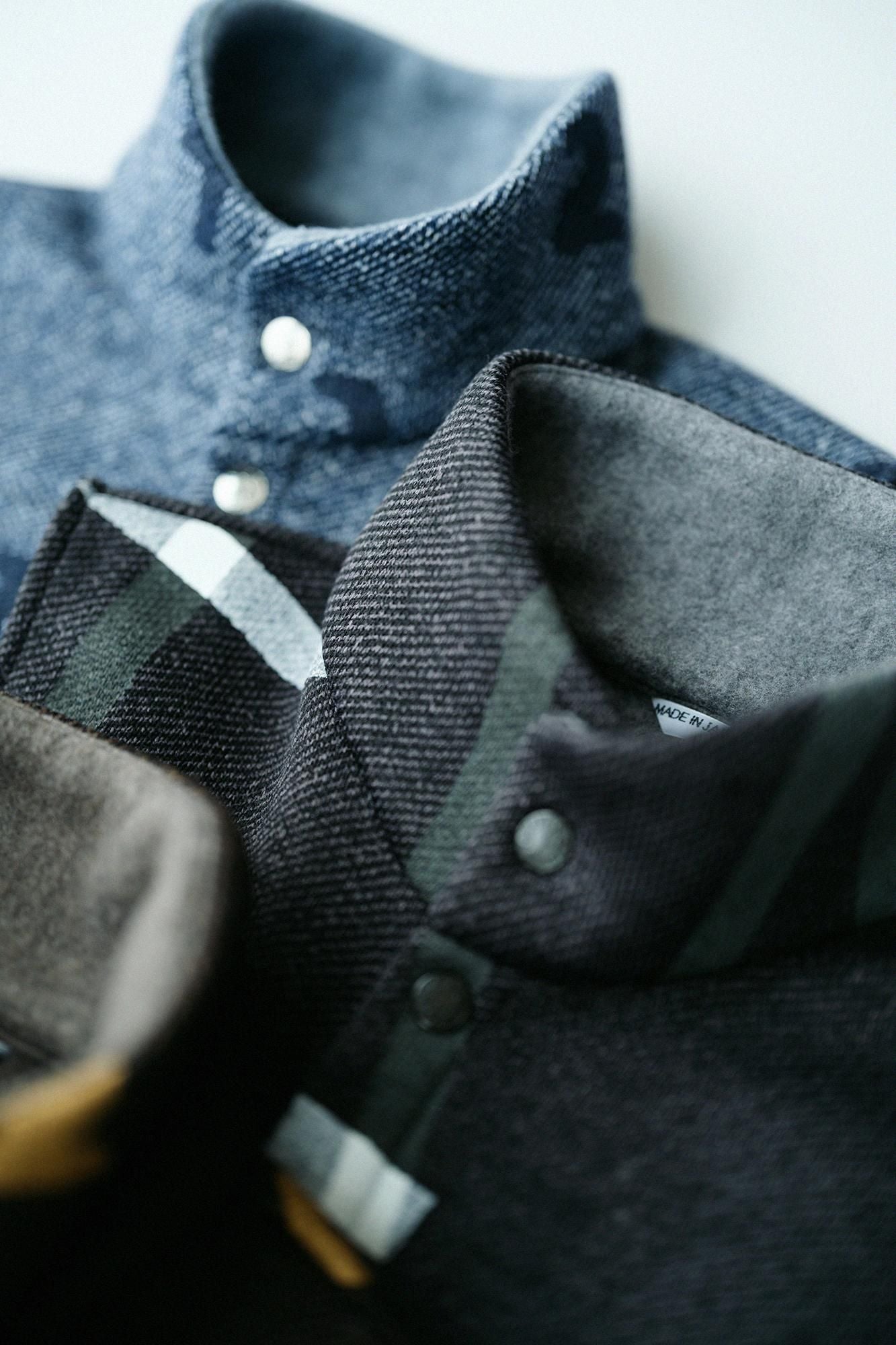 【net Limited】Fleece Brushed Lining Twill Knit Vest／Tobi Brown Black 